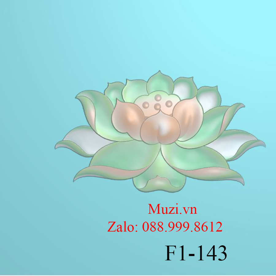 MẪU CNC HOA SEN (F1-143)
