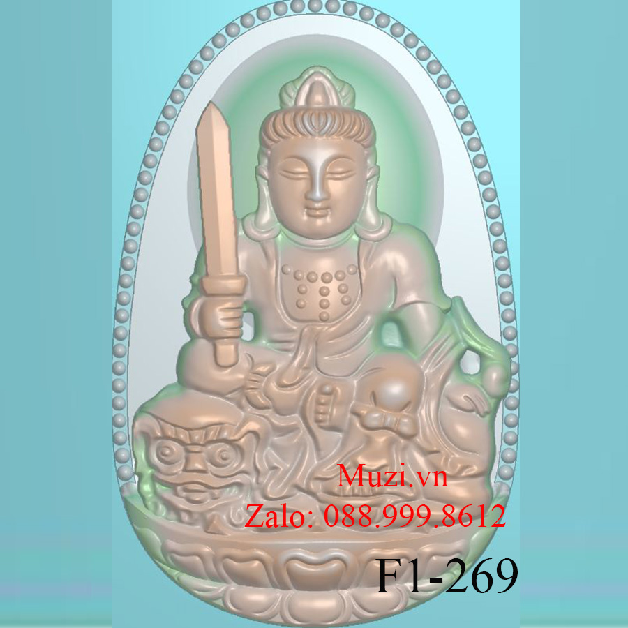 MẪU CNC VĂN THÙ SƯ LỢI (F1-269)