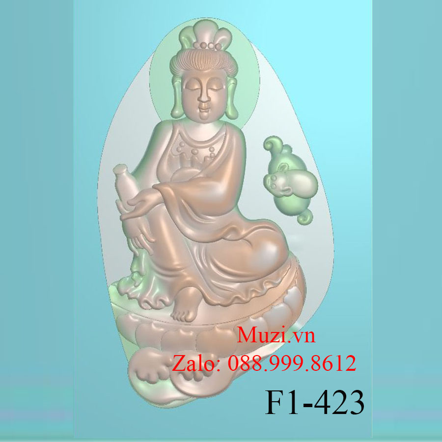 MẪU CNC PHẬT QUAN ÂM (F1-423)