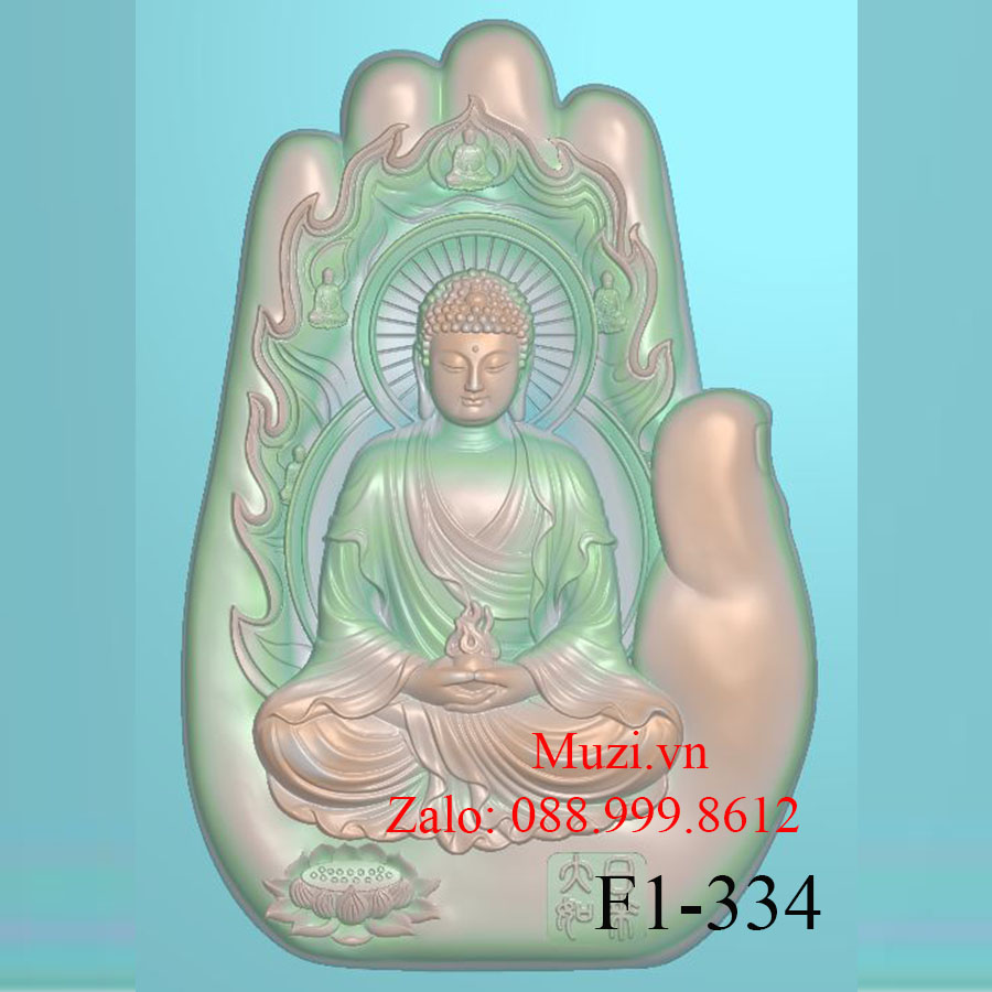 MẪU CNC PHẬT A DI ĐÀ (F1-334)