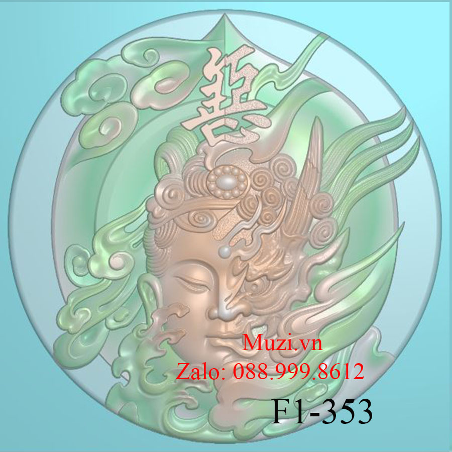 MẪU CNC NỬA PHẬT NỬA QUỶ (F1-353)