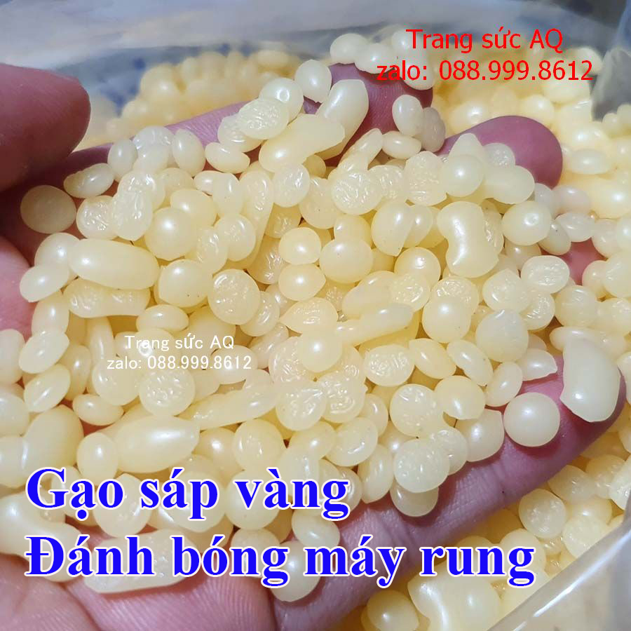 HẠT SÁP VÀNG THÁI LAN ĐÁNH BÓNG MÁY RUNG - RUNG BÓNG KHÔ BƯỚC CUỐI