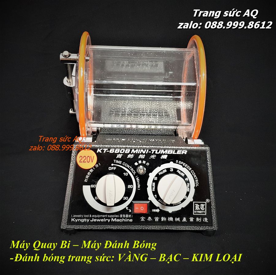 Máy quay bi đánh bóng trang sức - Dụng cụ kim hoàn