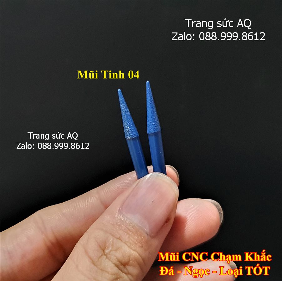 Mũi chạm khắc CNC - Chạm khắc Ngọc Đá Quý loại tốt