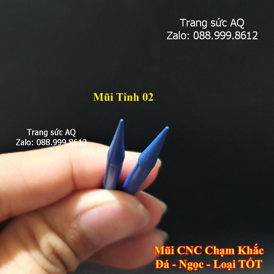 Mũi chạm khắc CNC - Chạm khắc Ngọc Đá Quý loại tốt