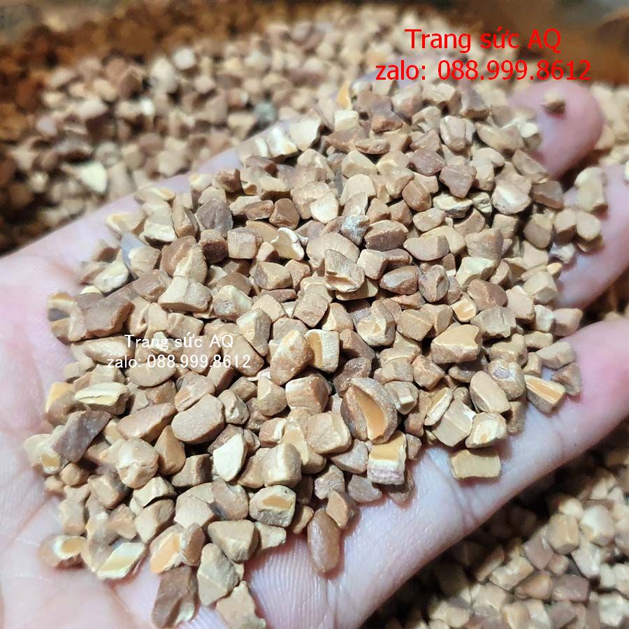 VỎ HẠT ÓC CHÓ ĐÁNH SIÊU BÓNG - DÙNG CHO MÁY RUNG BÓNG