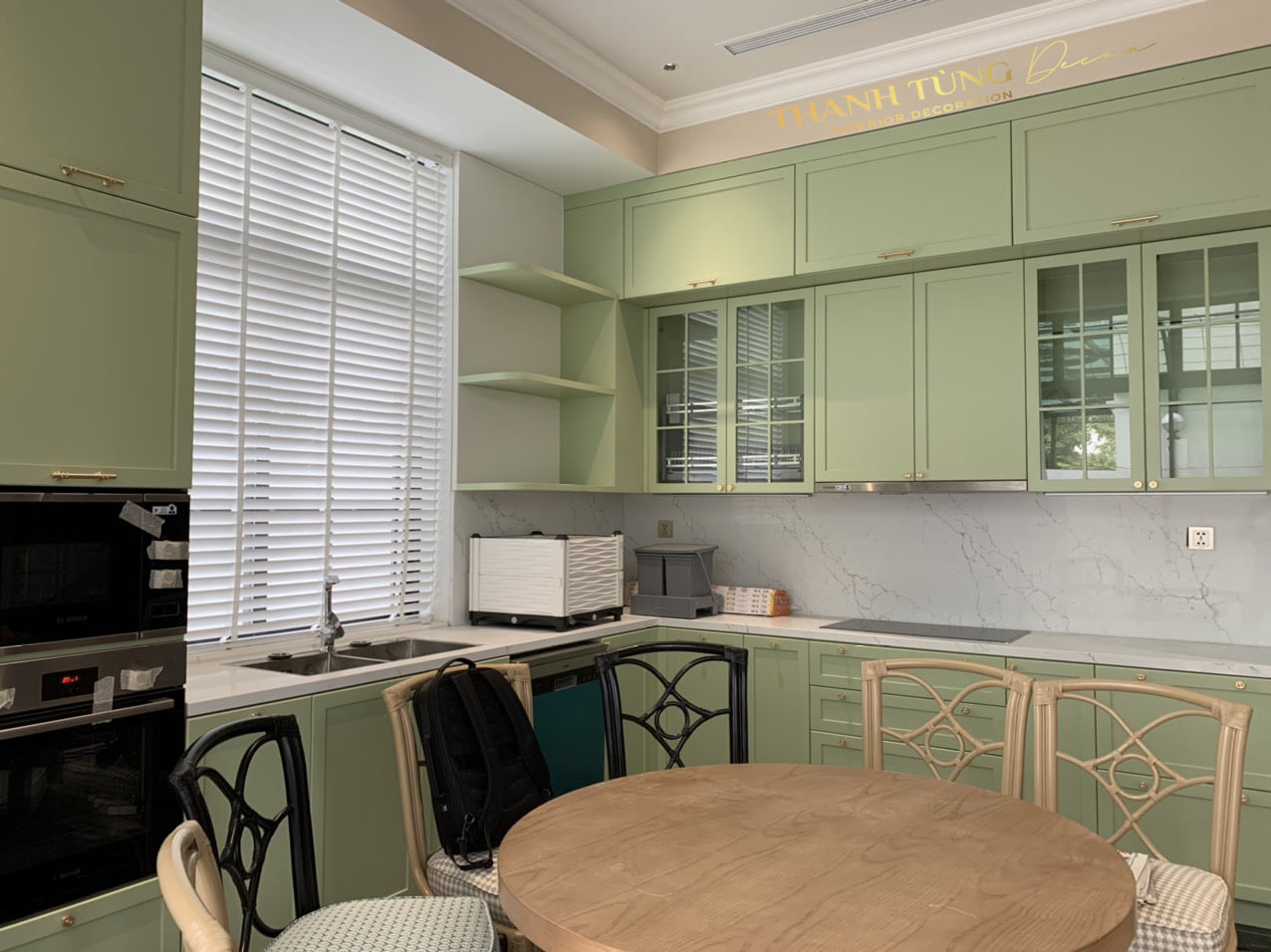 Thi công nội thất bếp chung cư Terra An Hưng