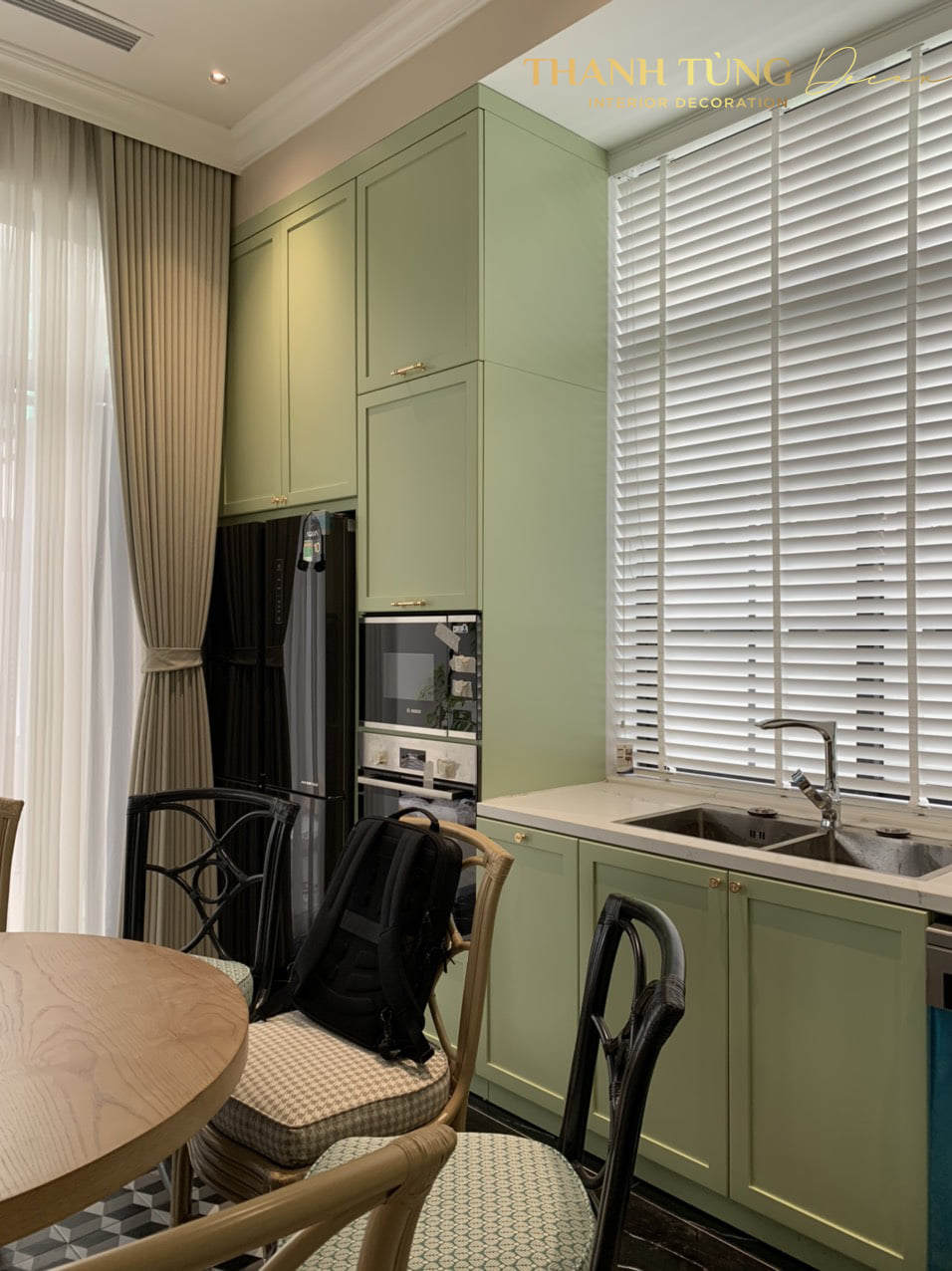 Thi công nội thất bếp chung cư Terra An Hưng