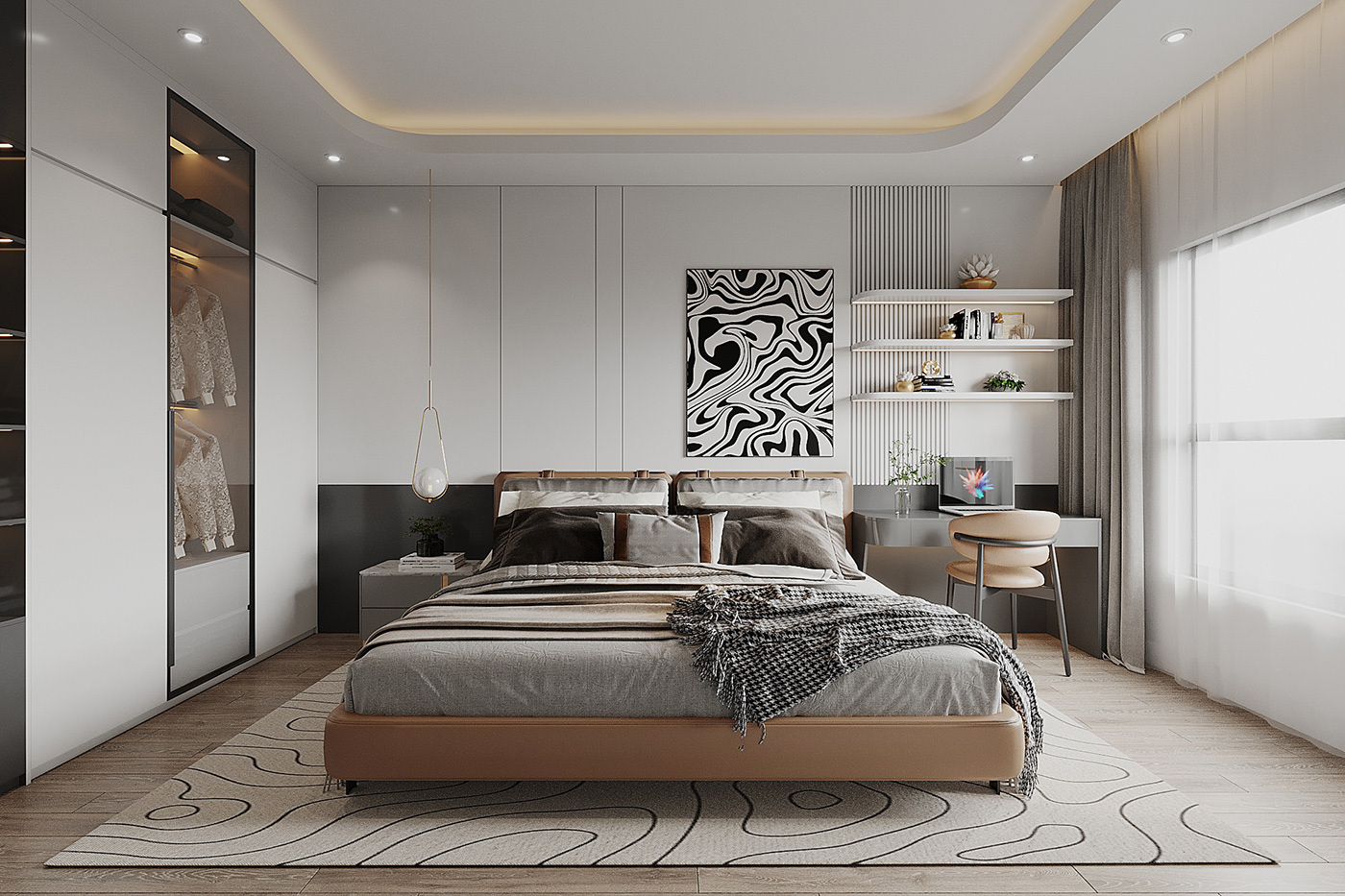 Nội thất nhà phố 3 tầng đẹp