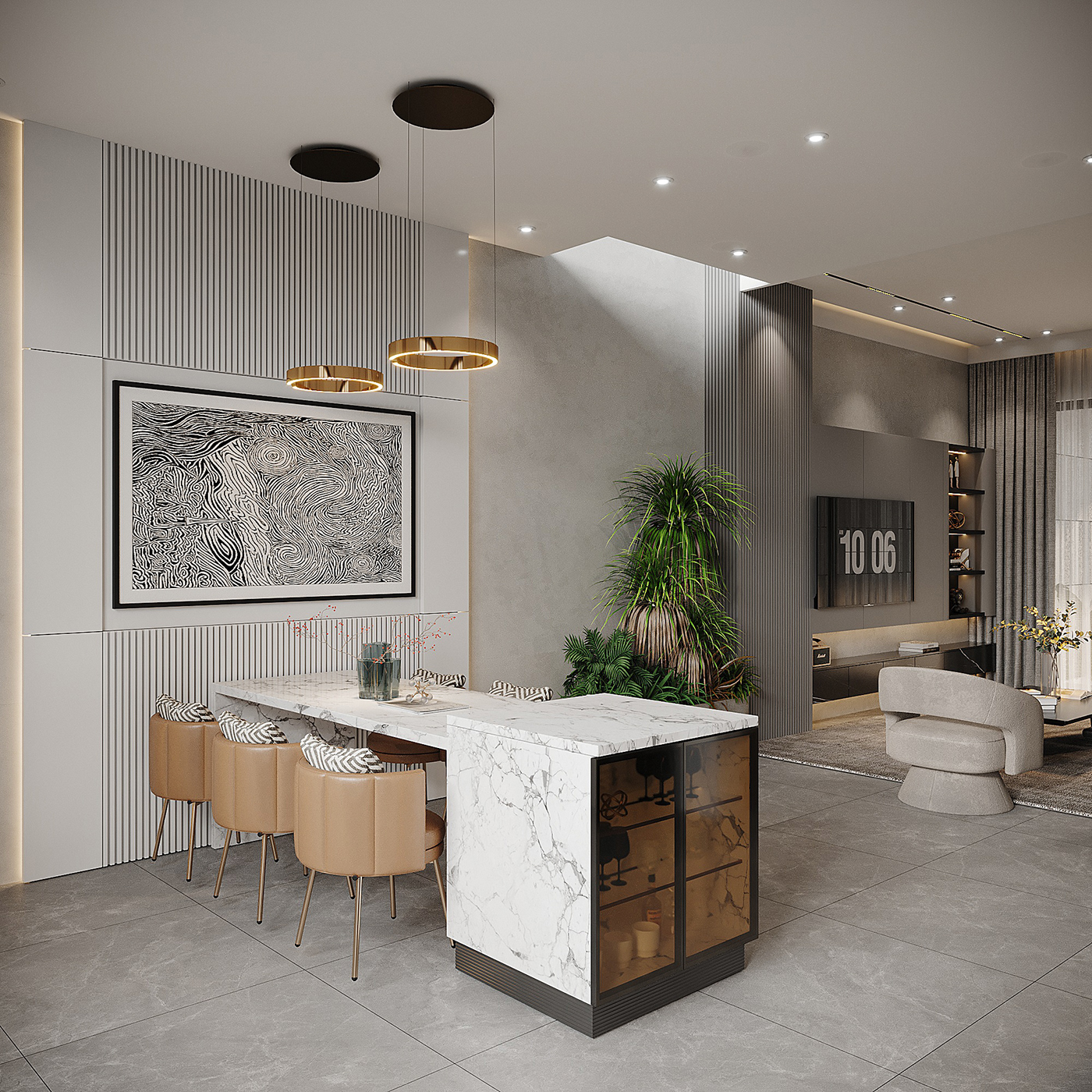 Nội thất nhà phố 3 tầng đẹp