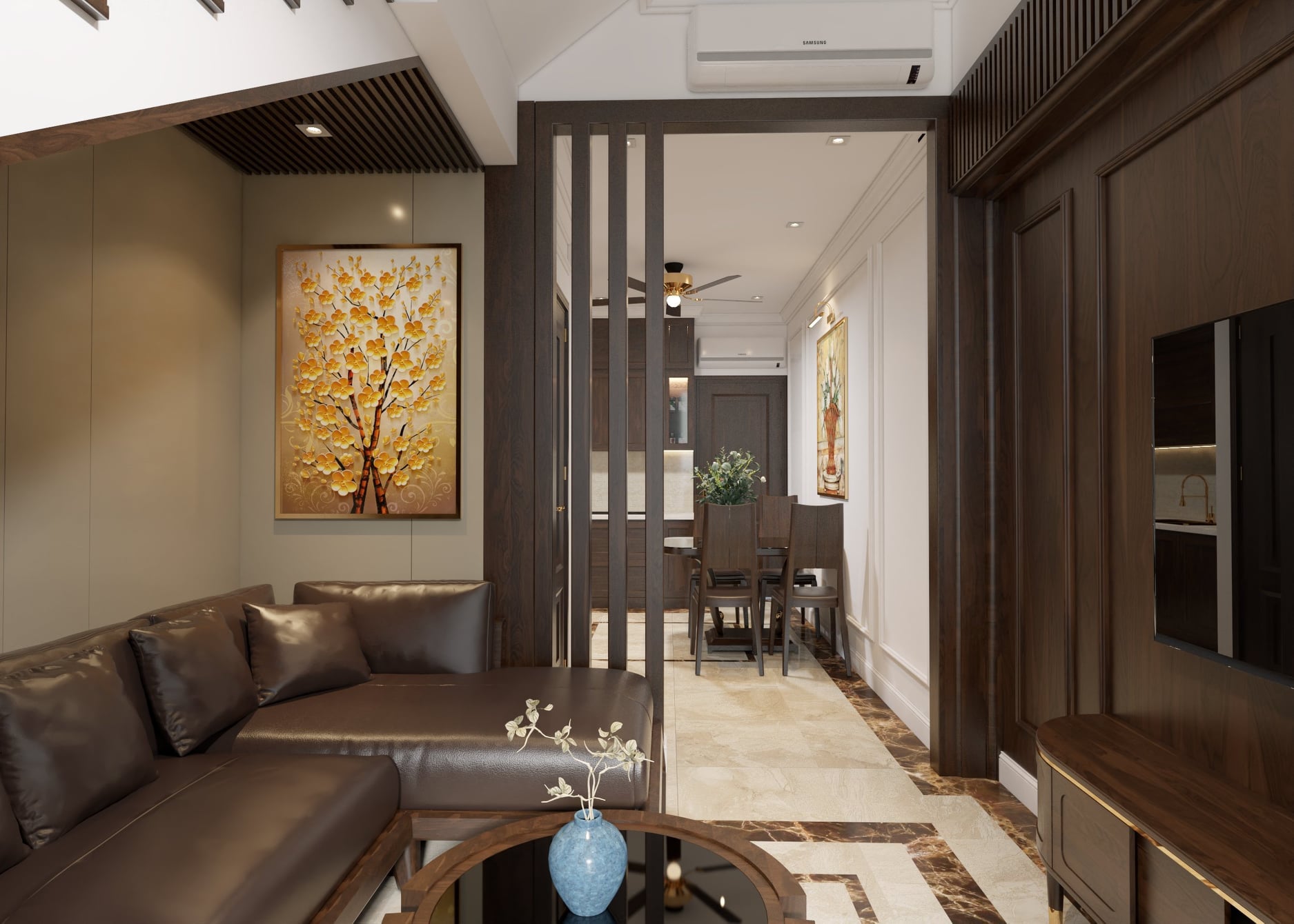 Nội thất nhà phố 4 tầng