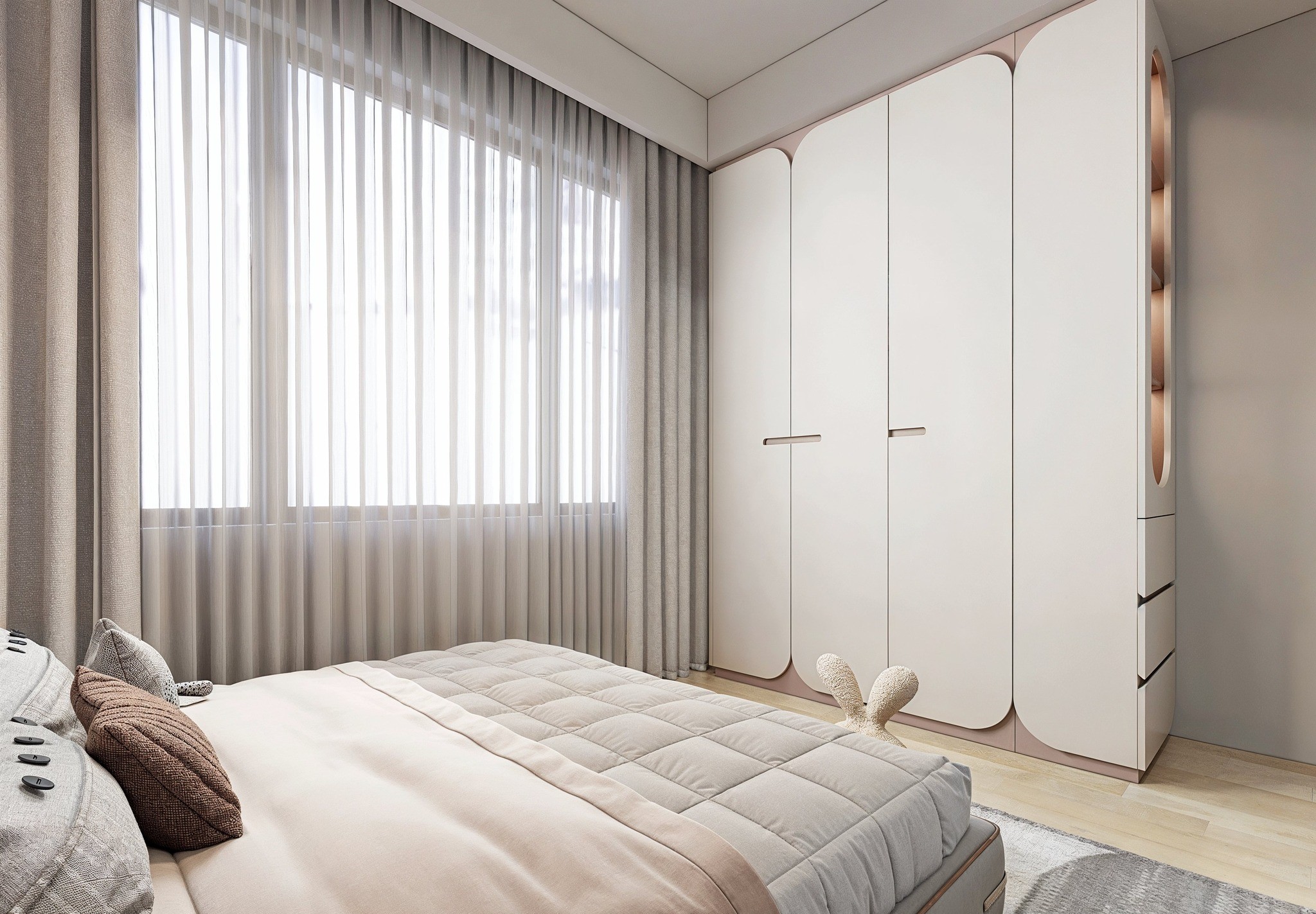 Thiết kế nội thất biệt thự thông tầng Ba Vì