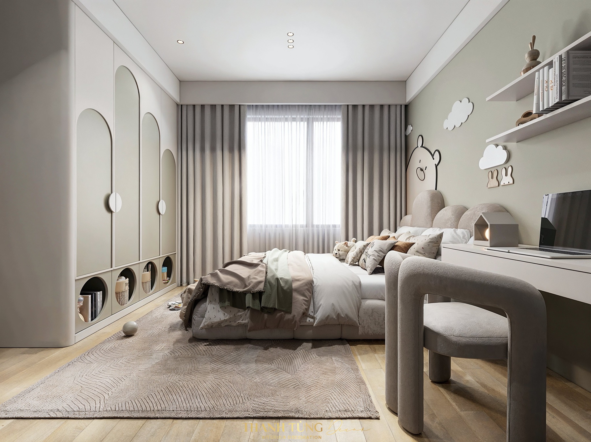 Thiết kế nội thất biệt thự thông tầng Ba Vì