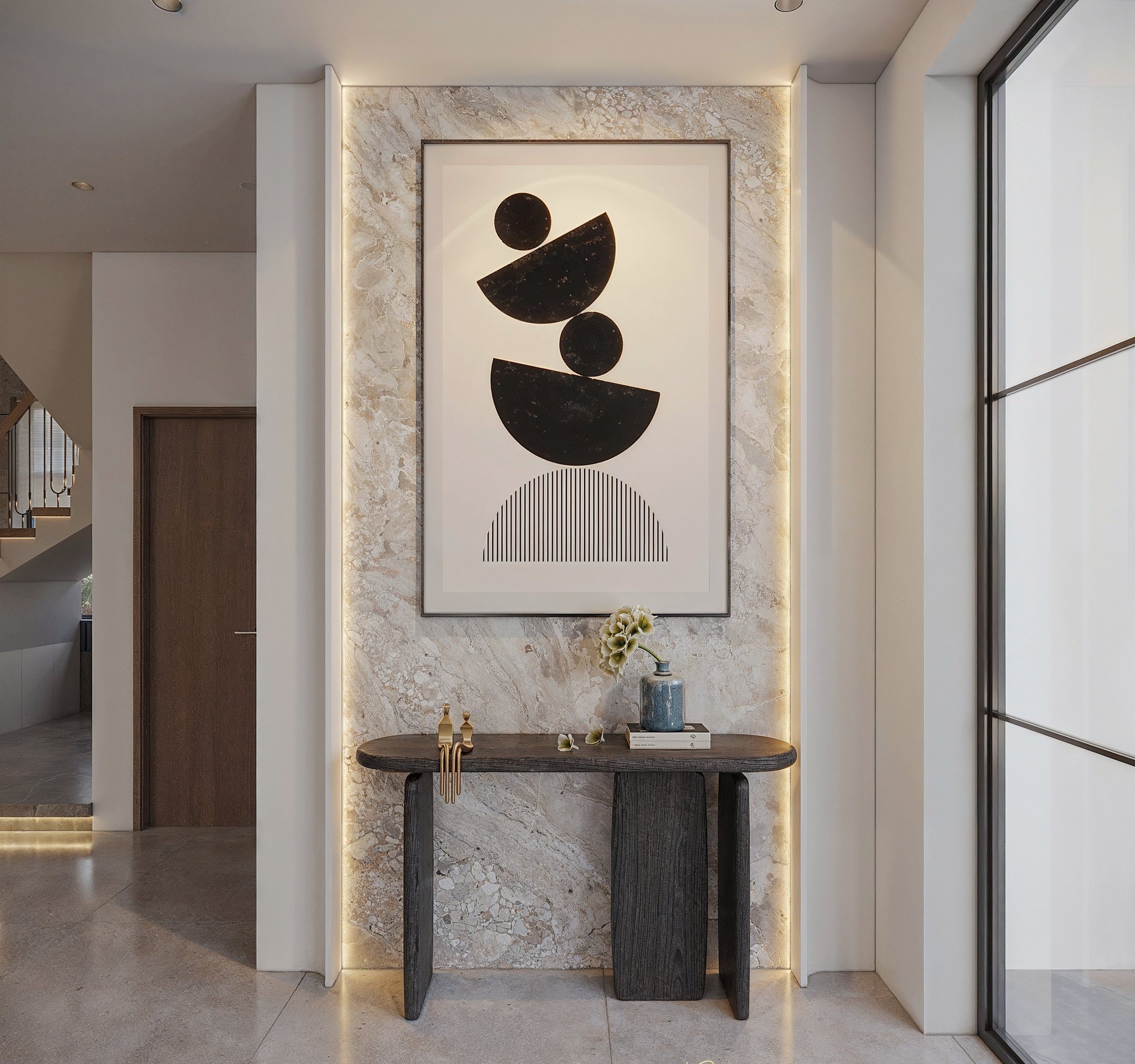 Thiết kế nội thất biệt thự thông tầng Ba Vì