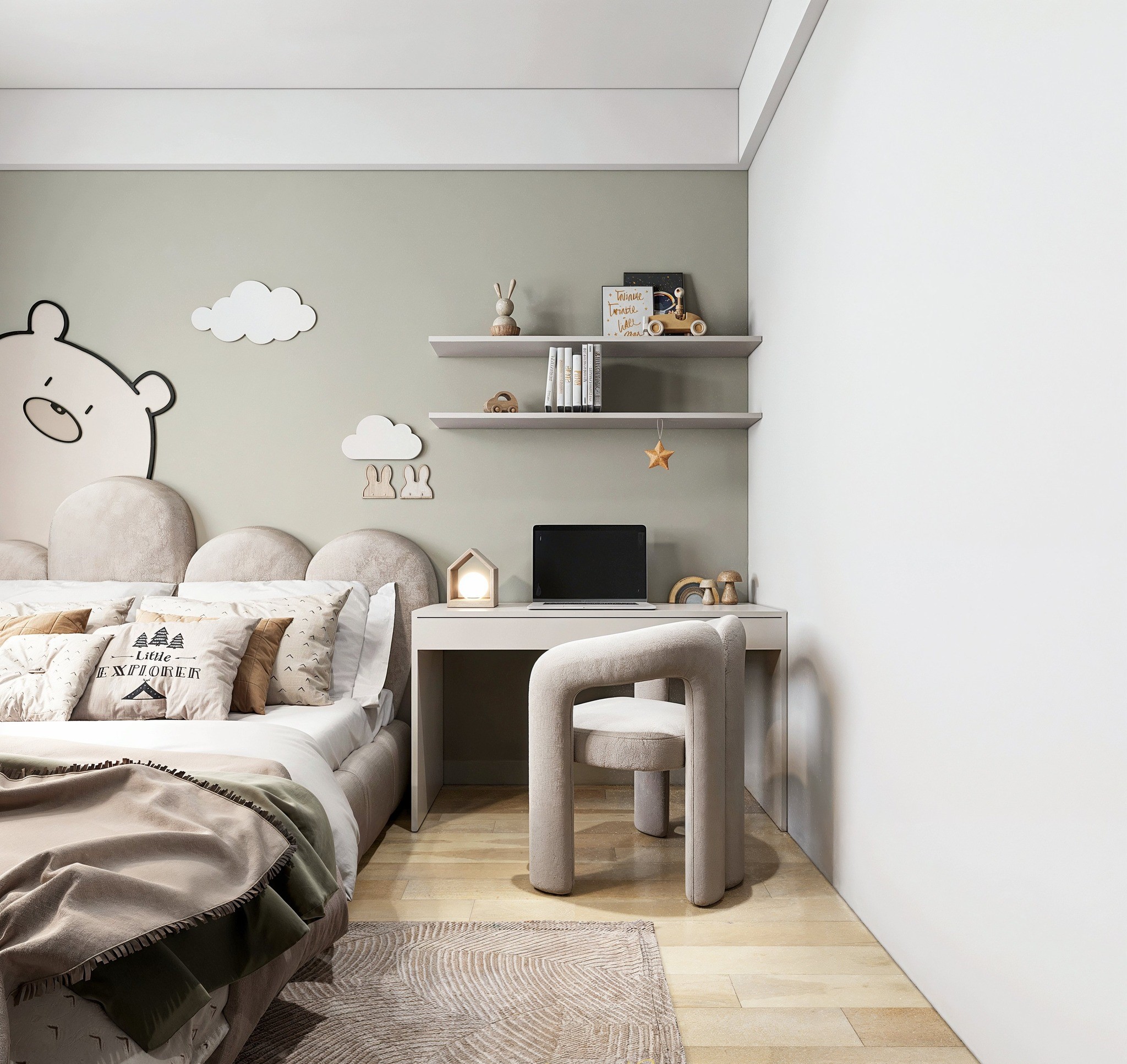 Thiết kế nội thất biệt thự thông tầng Ba Vì