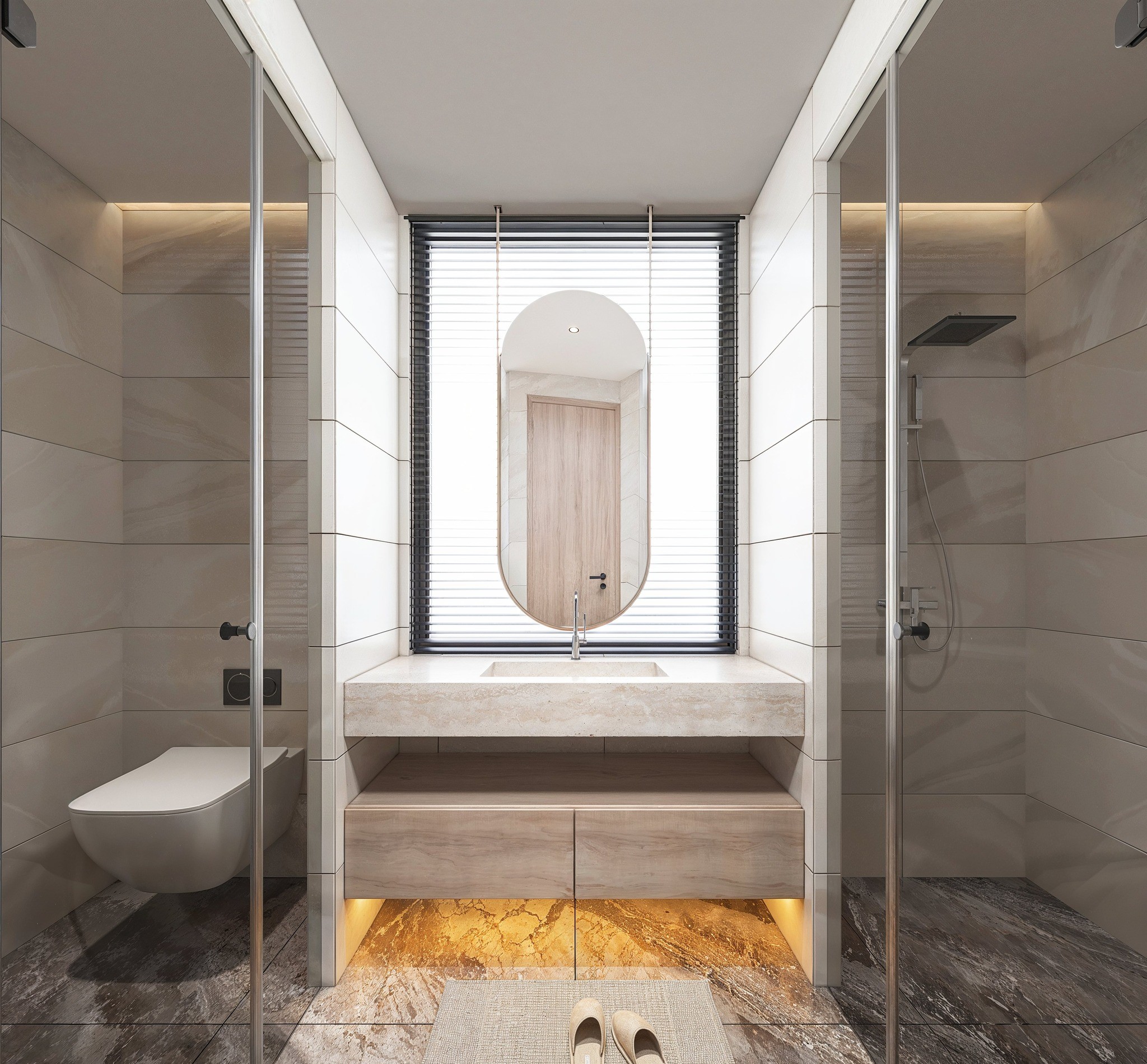 Thiết kế nội thất biệt thự thông tầng Ba Vì