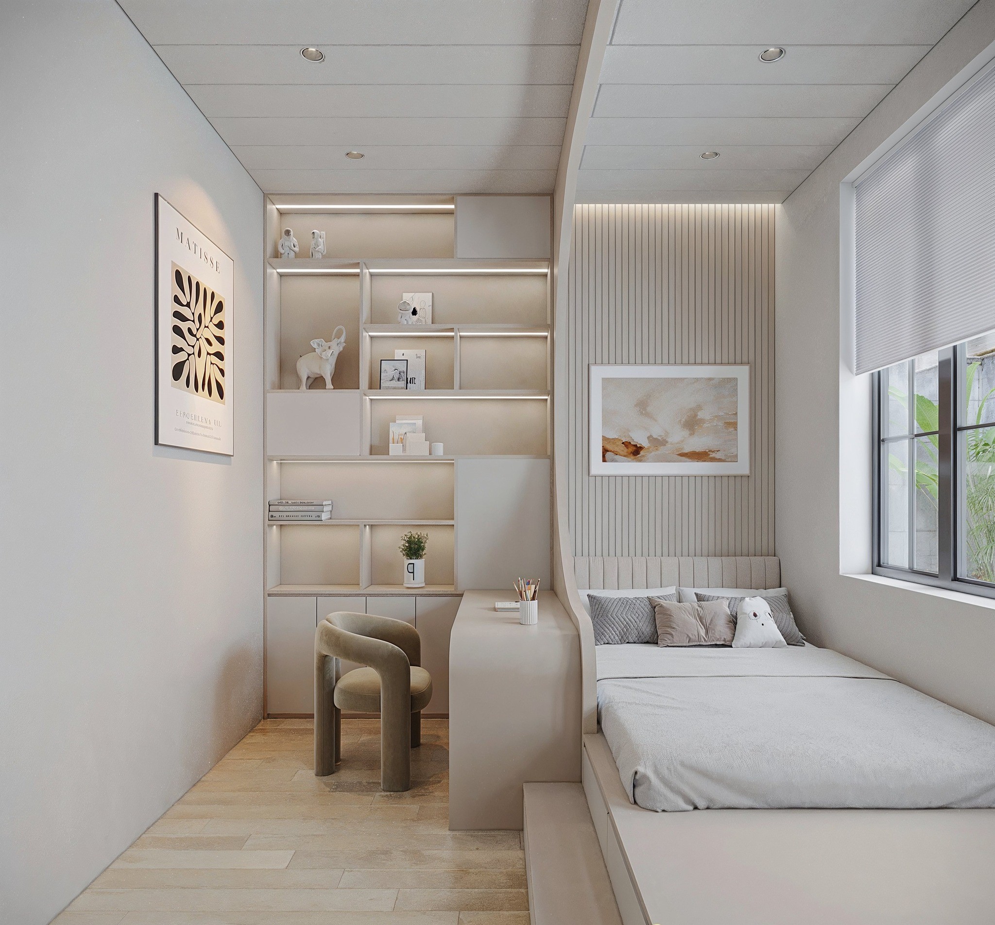 Thiết kế nội thất biệt thự thông tầng Ba Vì