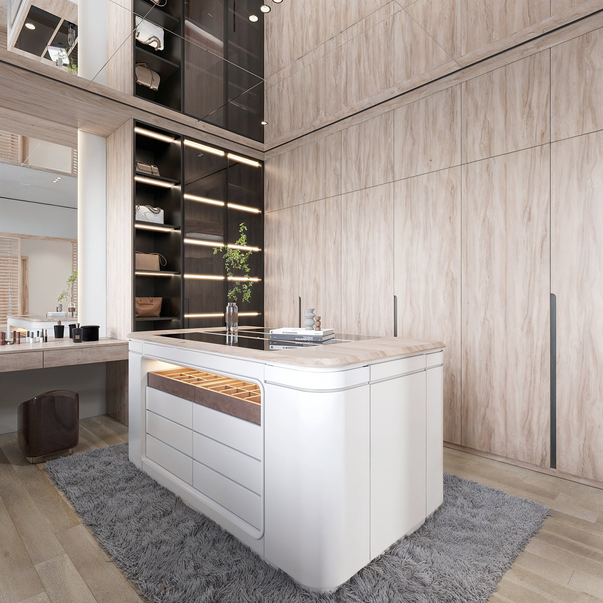 Thiết kế nội thất biệt thự thông tầng Ba Vì