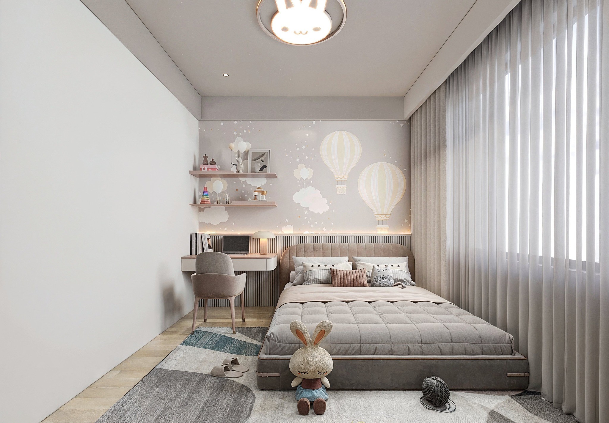 Thiết kế nội thất biệt thự thông tầng Ba Vì