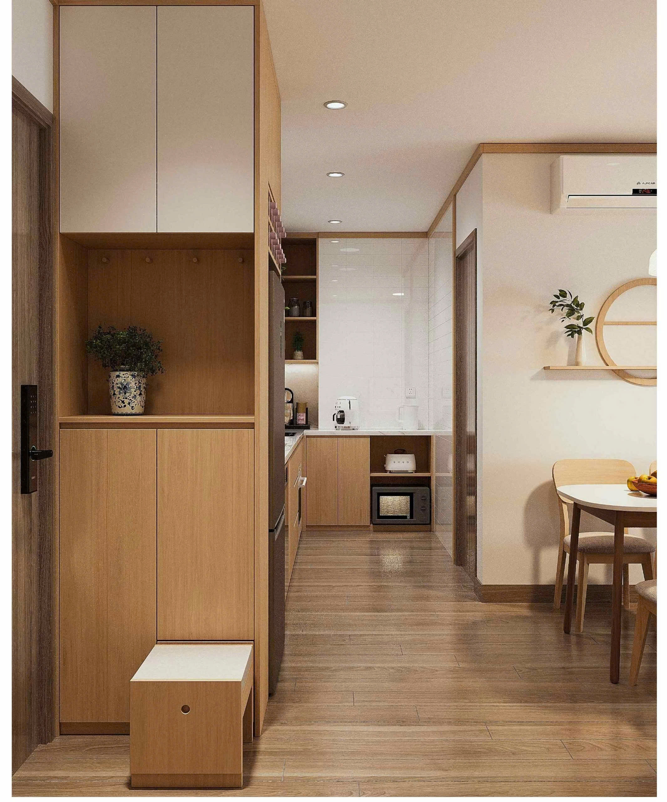 Thiết kế nội thất chung cư kiểu Nhật