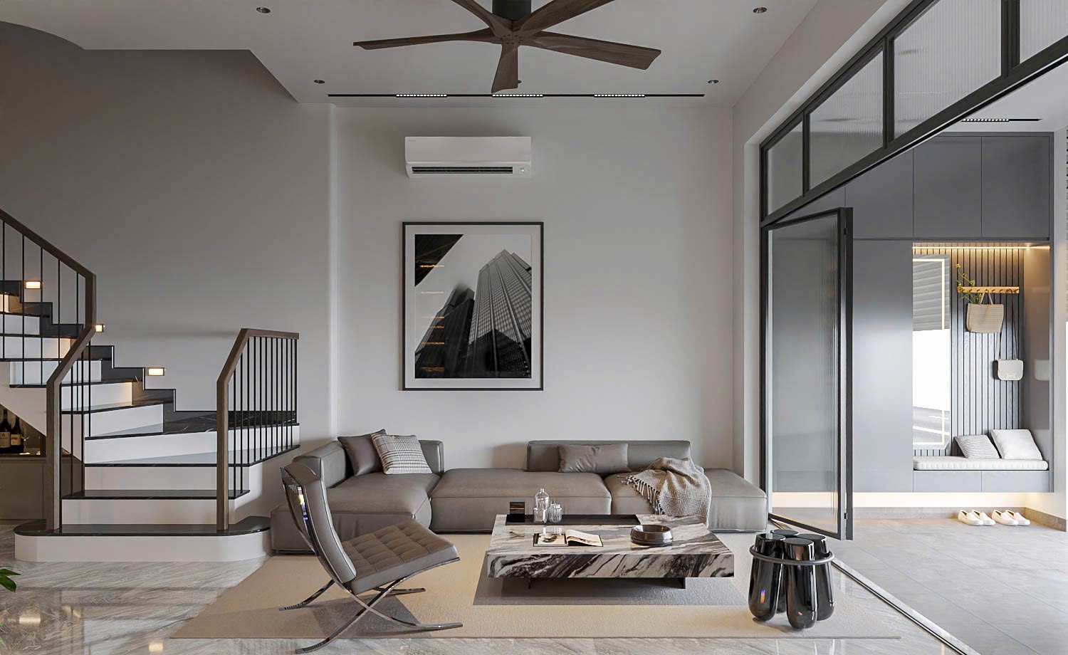 Thiết kế nội thất nhà phố Vĩnh Phúc