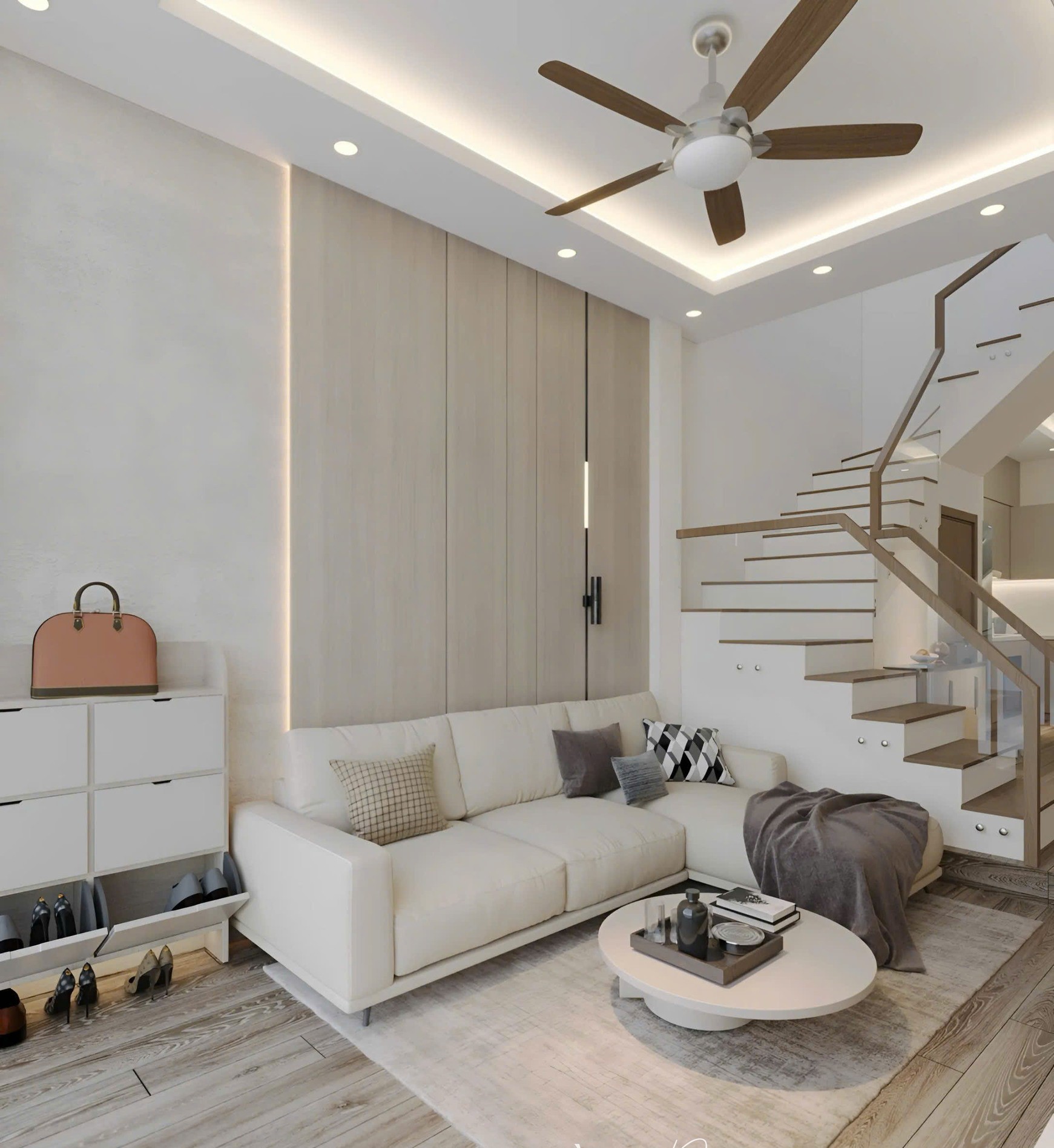 Thiết kế nội thất nhà phố Cổ Nhuế