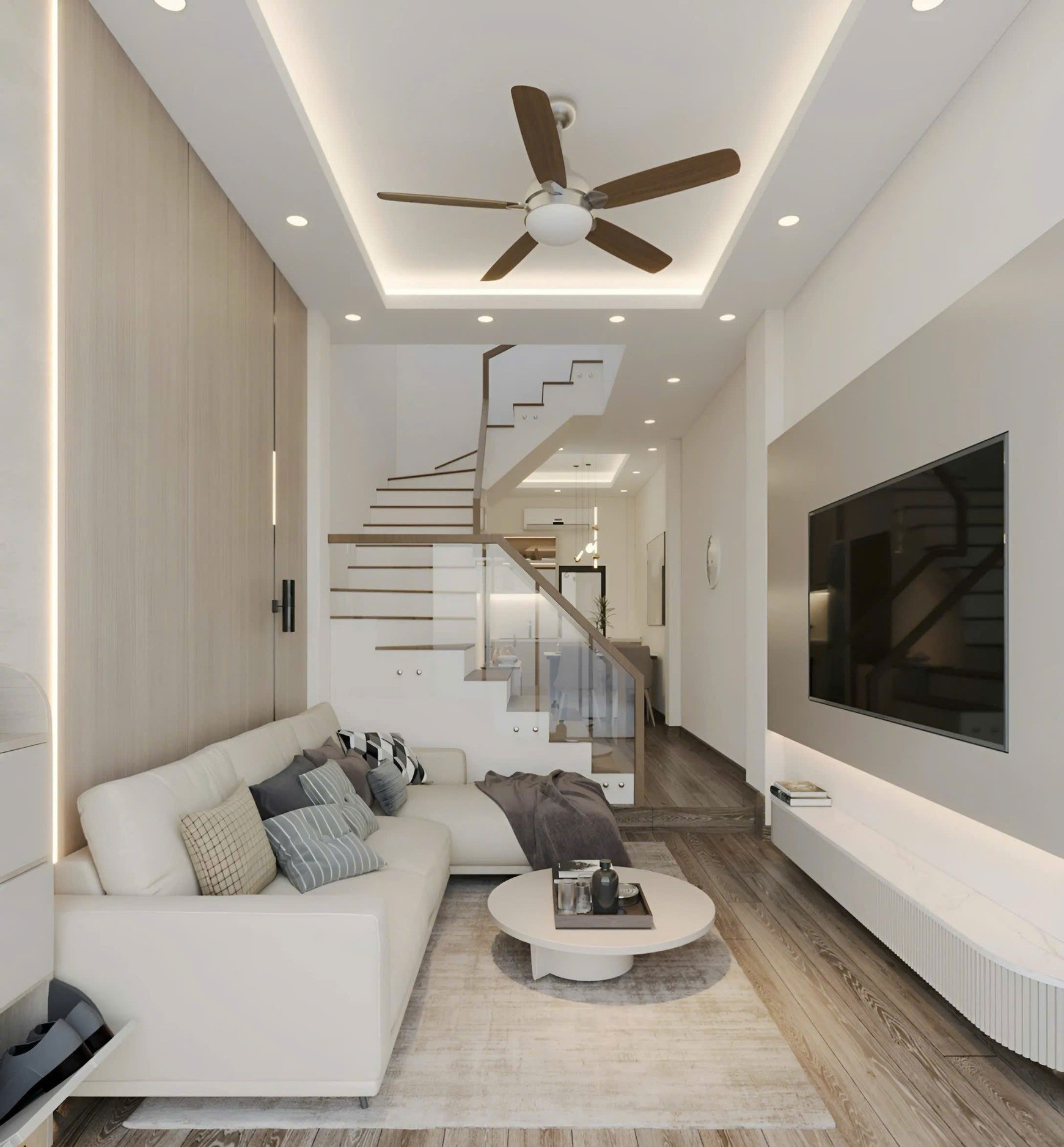 Thiết kế nội thất nhà phố Cổ Nhuế