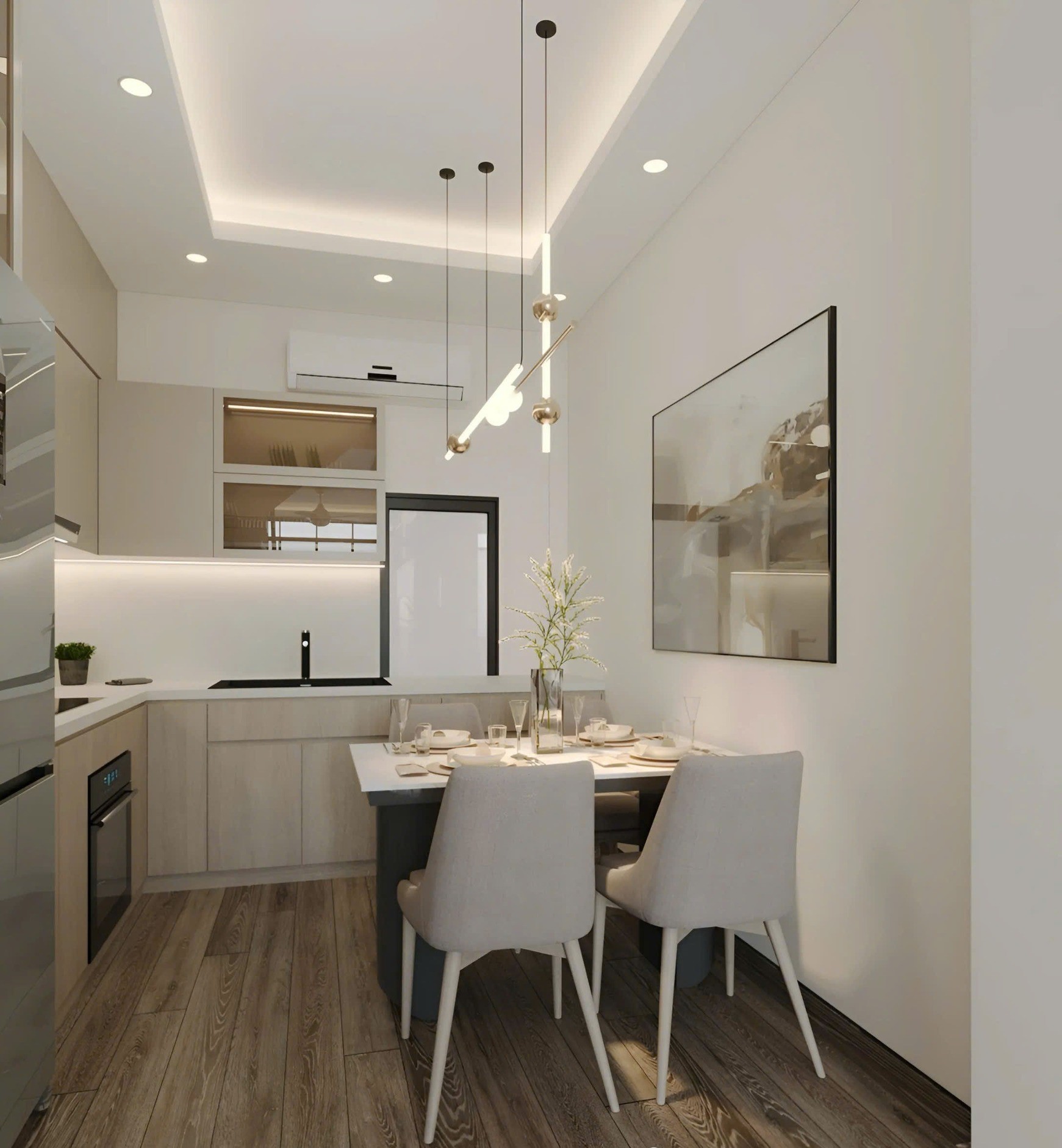 Thiết kế nội thất nhà phố Cổ Nhuế
