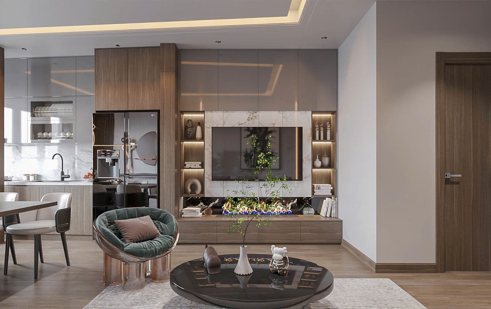 Thiết kế nội thất nhà phố Vũ Trọng Phụng