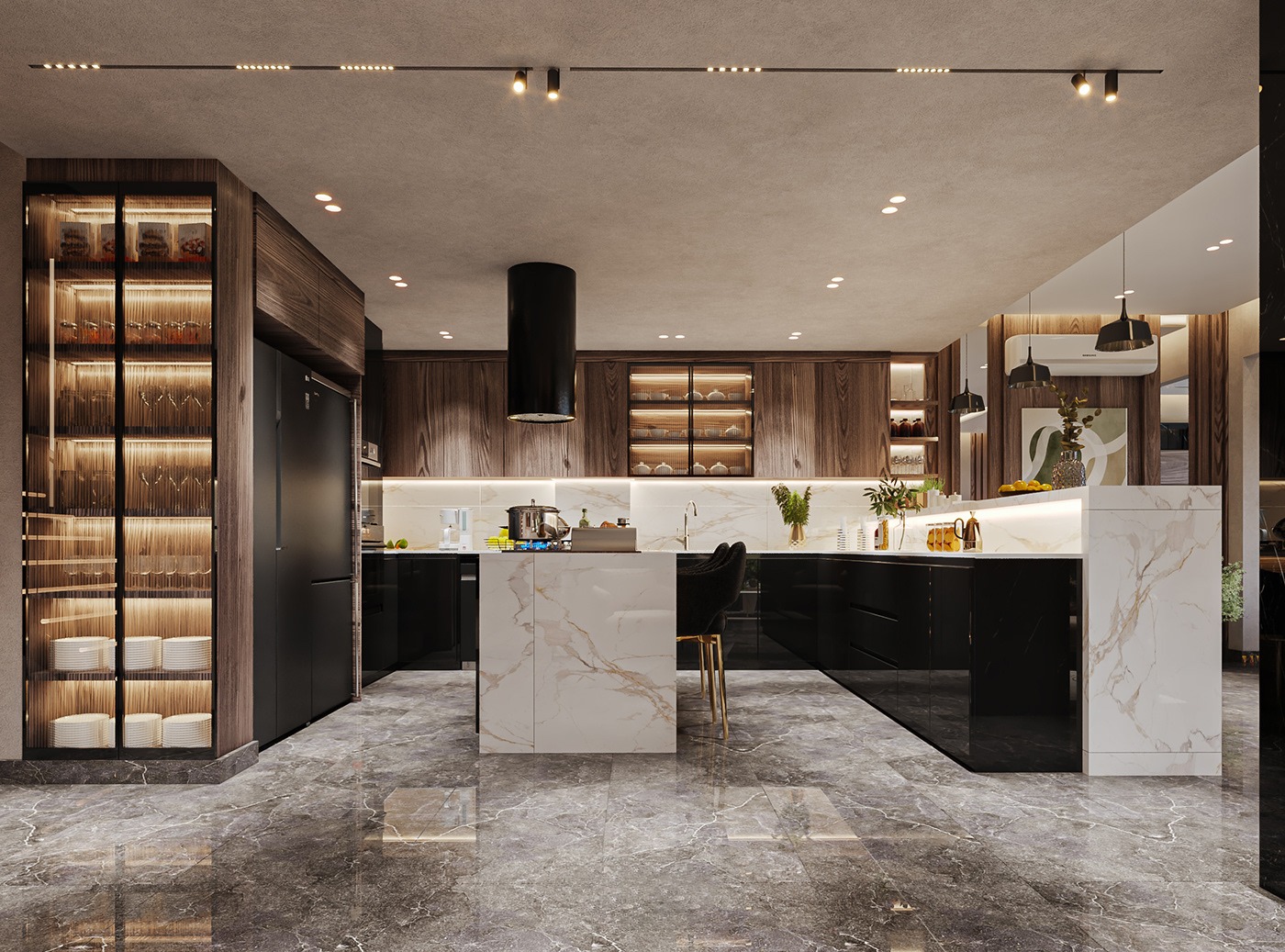 Thiết kế nội thất biệt thự vinhomes ocean park