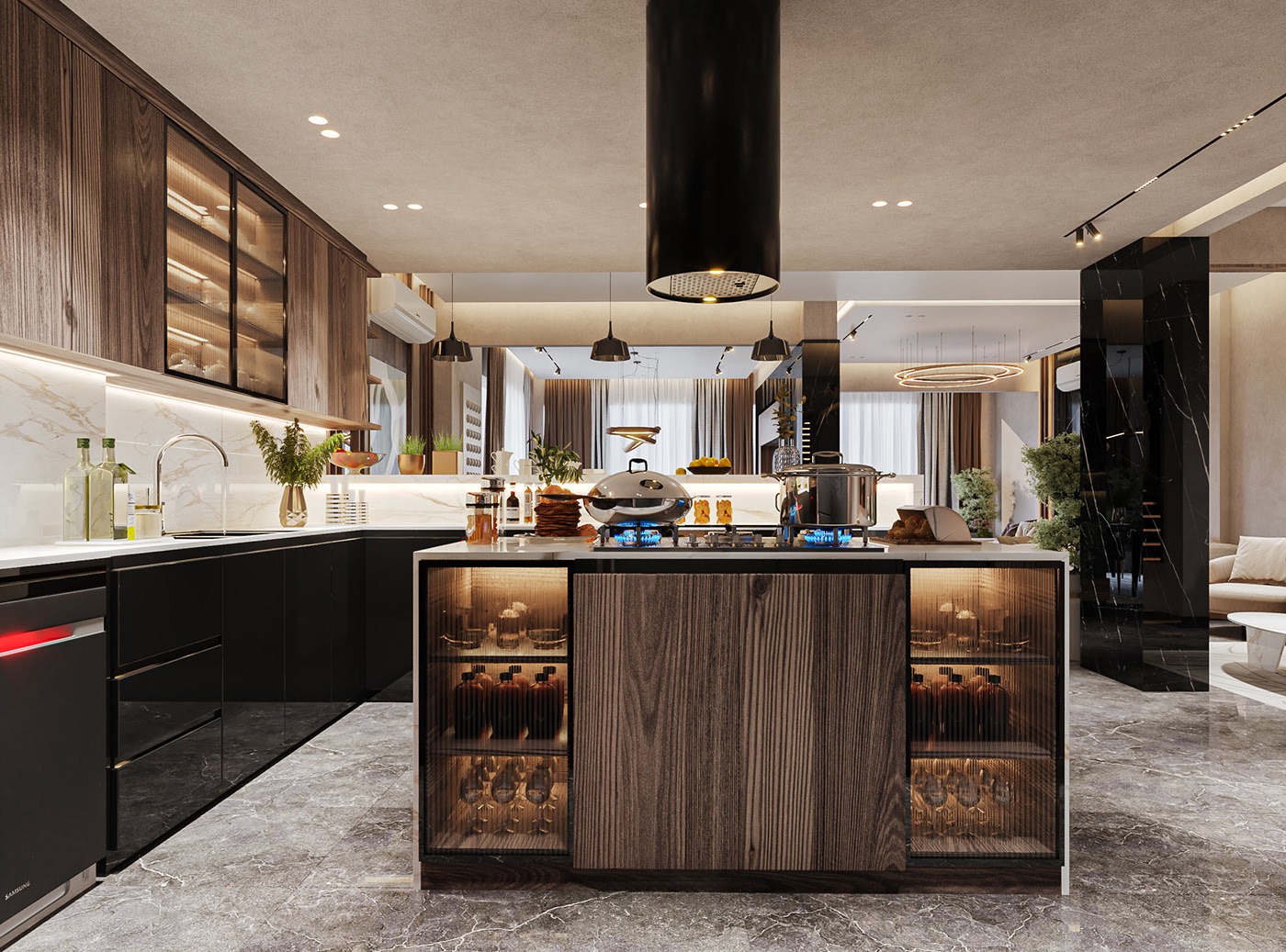 Thiết kế nội thất biệt thự vinhomes ocean park