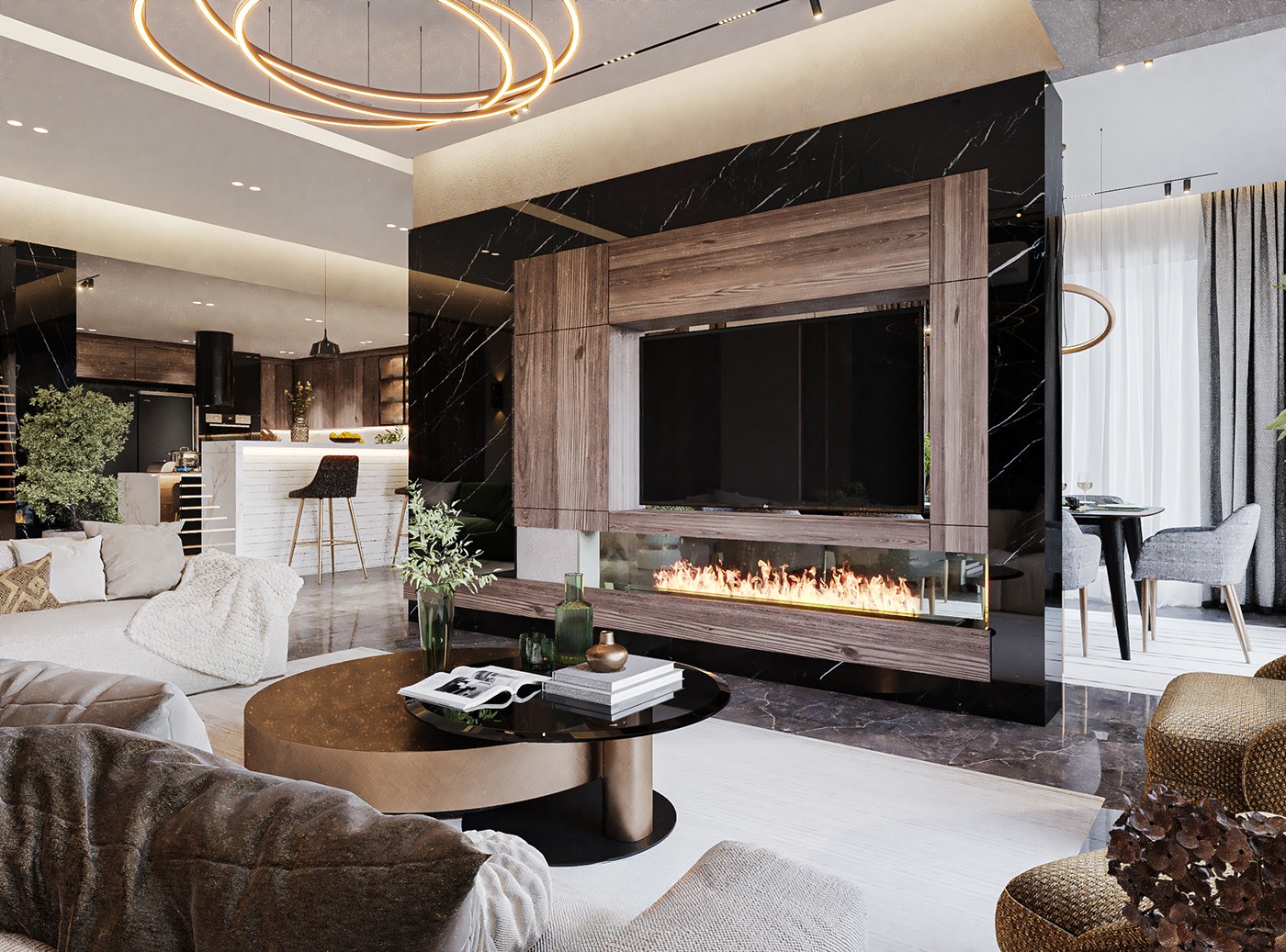 Thiết kế nội thất biệt thự vinhomes ocean park