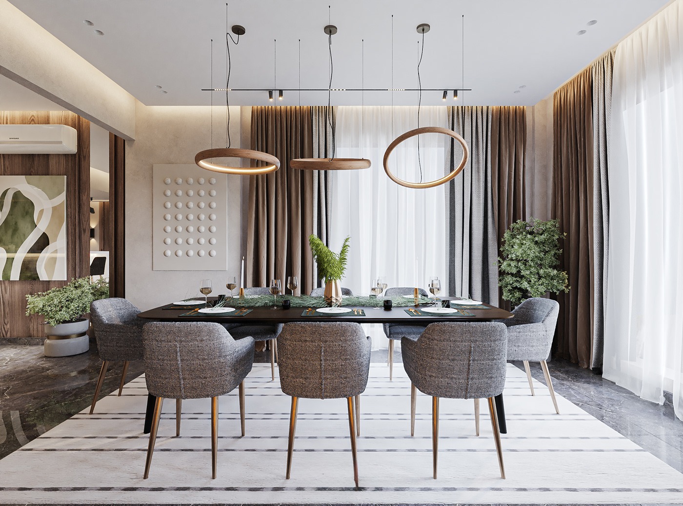 Thiết kế nội thất biệt thự vinhomes ocean park