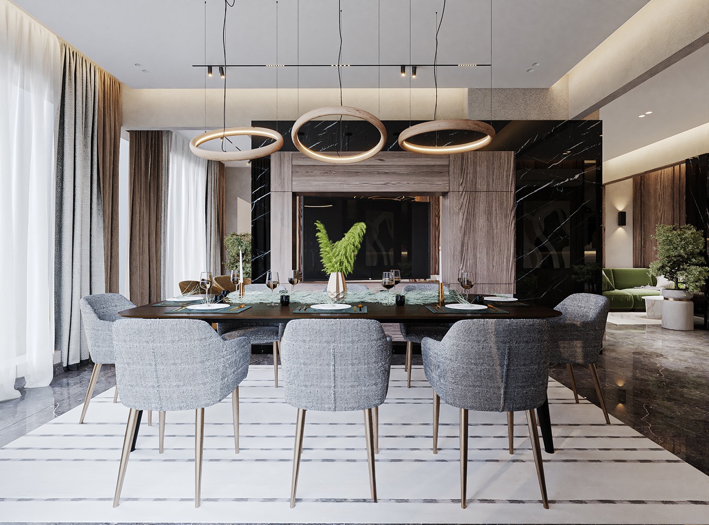 Thiết kế nội thất biệt thự vinhomes ocean park