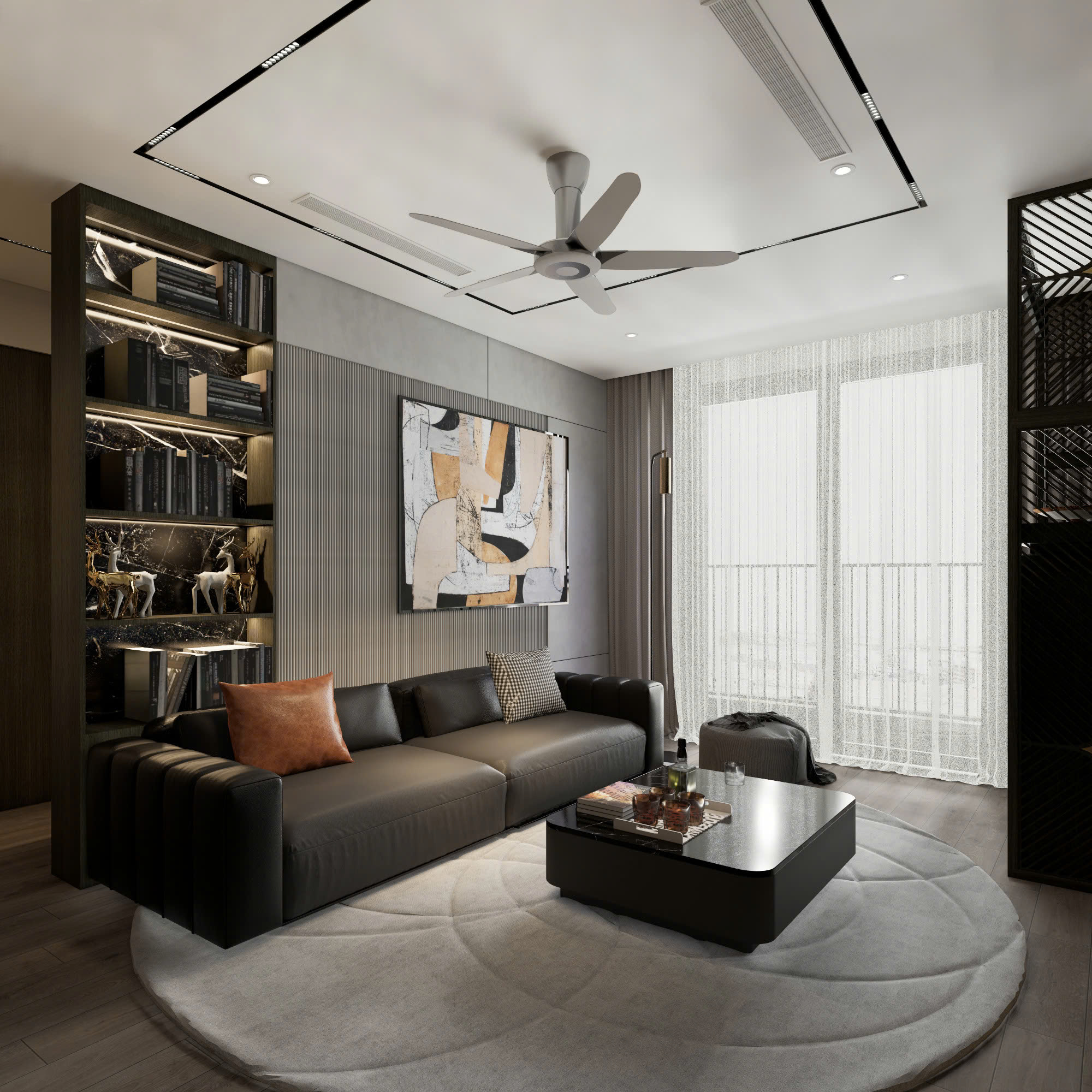 Nội thất chung cư 80m2 Golden palace, Hà Nội