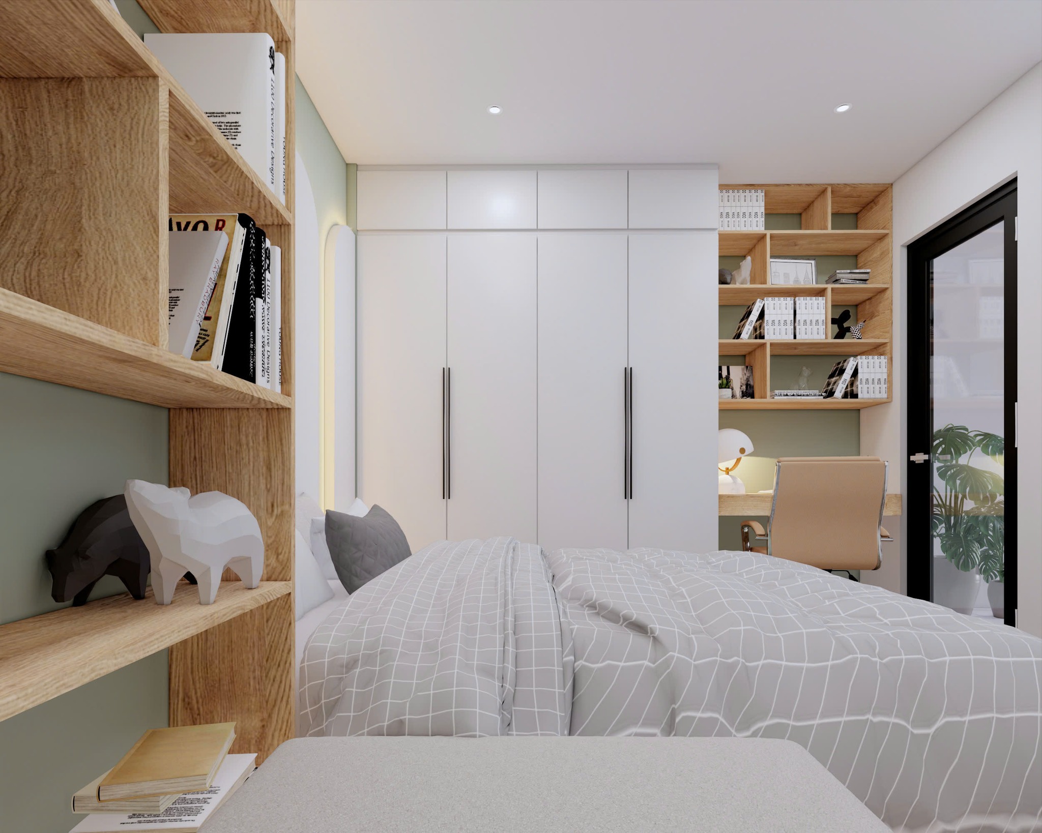 Nội thất chung cư 80m2 Golden palace, Hà Nội