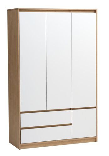 TỦ QUẦN ÁO GỖ CÔNG NGHIỆP 3 CÁNH 3 BUỒNG