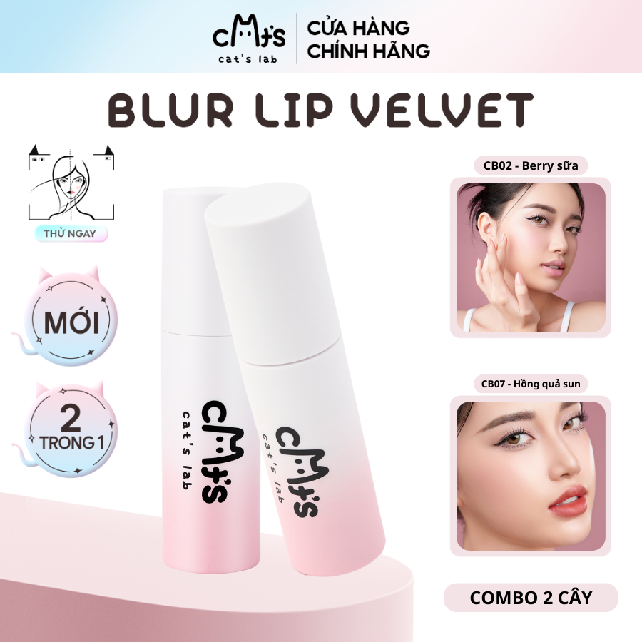 Combo CB02 & CB07 Makeup Tone Ngọt Ngào