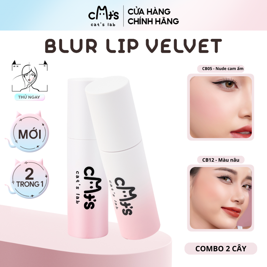 Combo CB05 & CB12 Makeup Tone Sang Chảnh