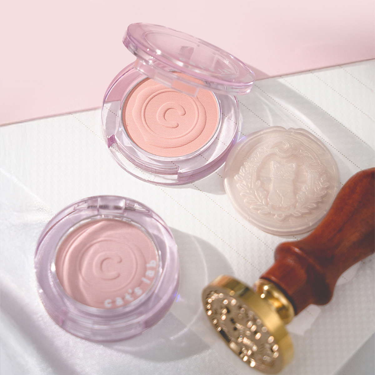 Phấn Mắt Đơn Cat's Lab Eye Stamp Shadow 5in1 Lì Mịn Ánh Nhũ Tự Nhiên Bền Màu Không Trôi 2,2g