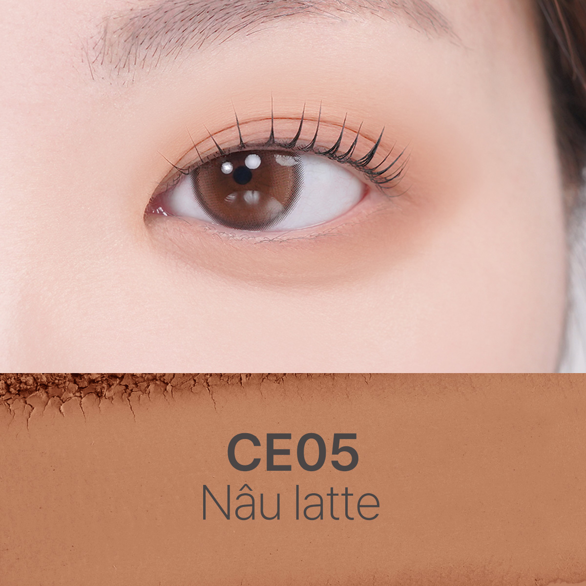 Phấn Mắt Đơn Cat's Lab Eye Stamp Shadow 5in1 Lì Mịn Ánh Nhũ Tự Nhiên Bền Màu Không Trôi 2,2g