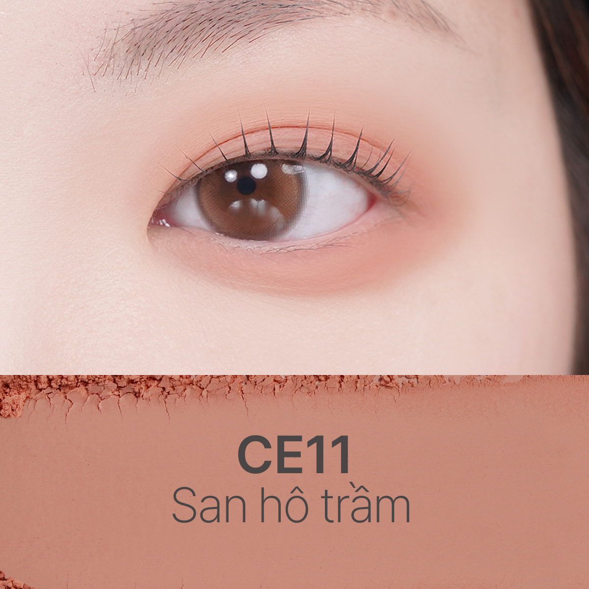 Phấn Mắt Đơn Cat's Lab Eye Stamp Shadow 5in1 Lì Mịn Ánh Nhũ Tự Nhiên Bền Màu Không Trôi 2,2g