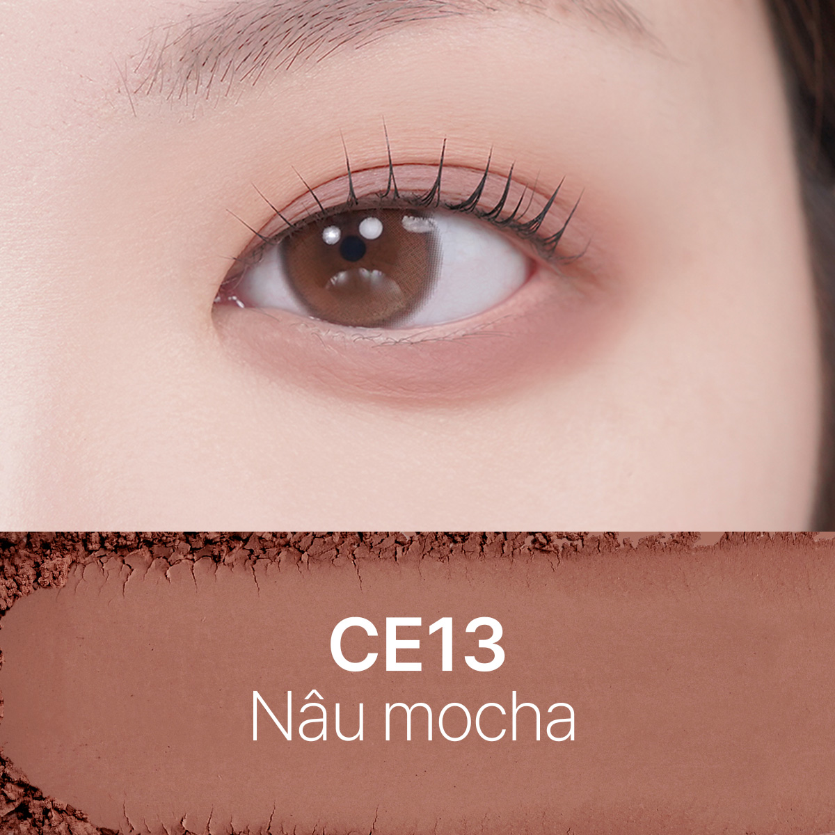 Phấn Mắt Đơn Cat's Lab Eye Stamp Shadow 5in1 Lì Mịn Ánh Nhũ Tự Nhiên Bền Màu Không Trôi 2,2g