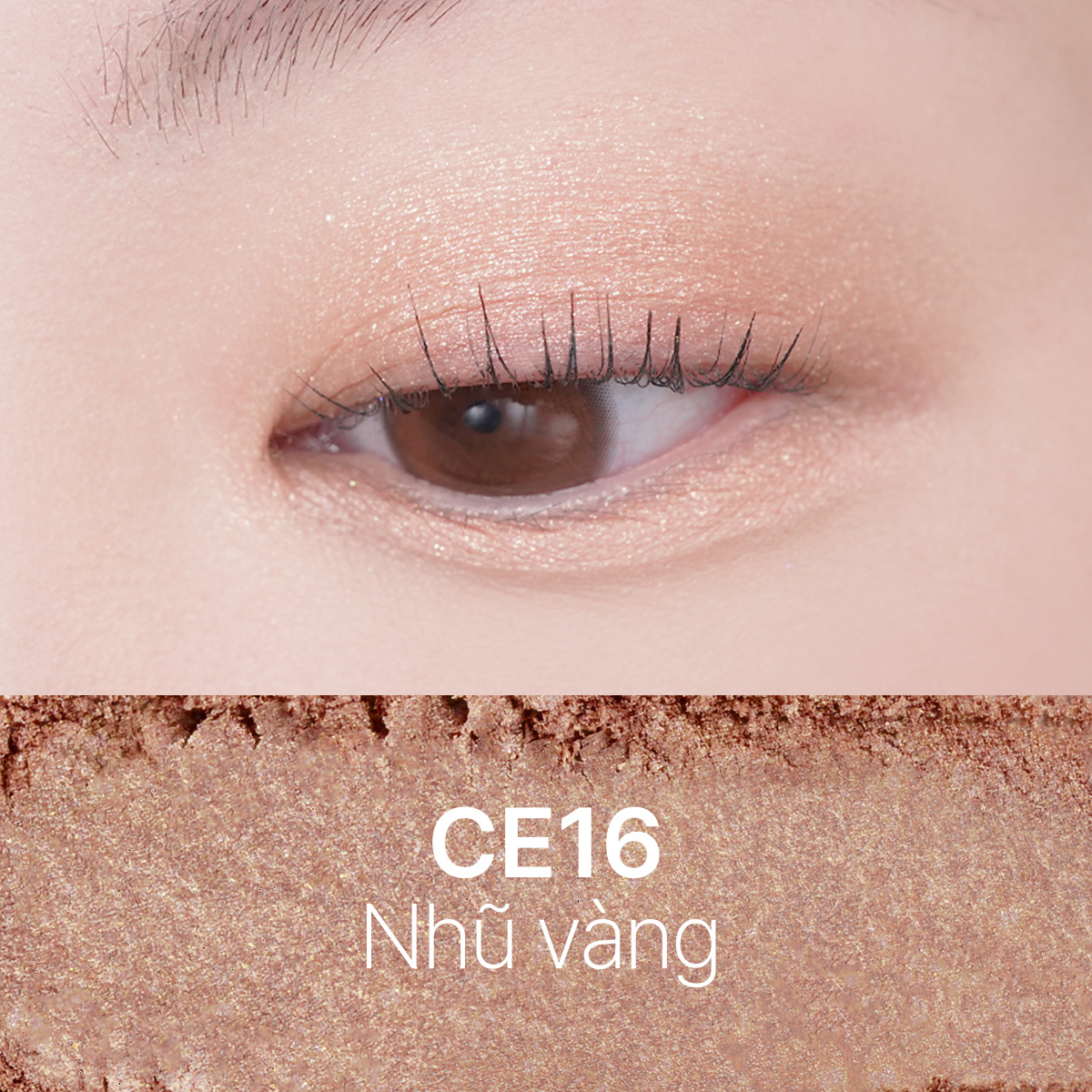 Phấn Mắt Đơn Cat's Lab Eye Stamp Shadow 5in1 Lì Mịn Ánh Nhũ Tự Nhiên Bền Màu Không Trôi 2,2g