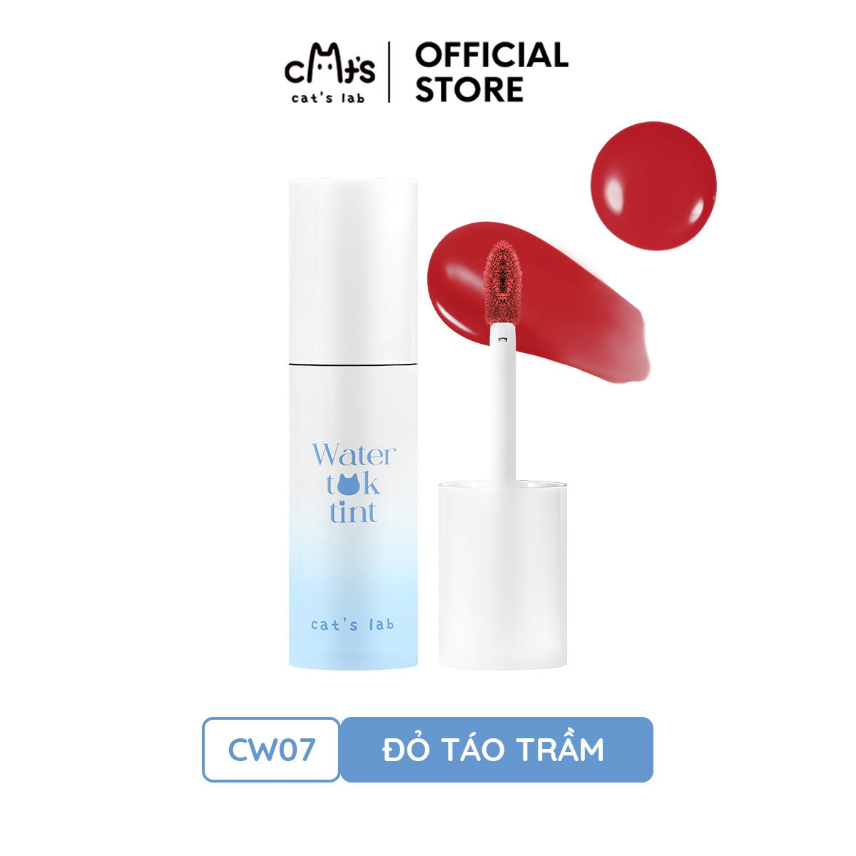 Son tint Cat's Lab Water Tok Tint căng bóng, mọng môi và lâu trôi 2.5g