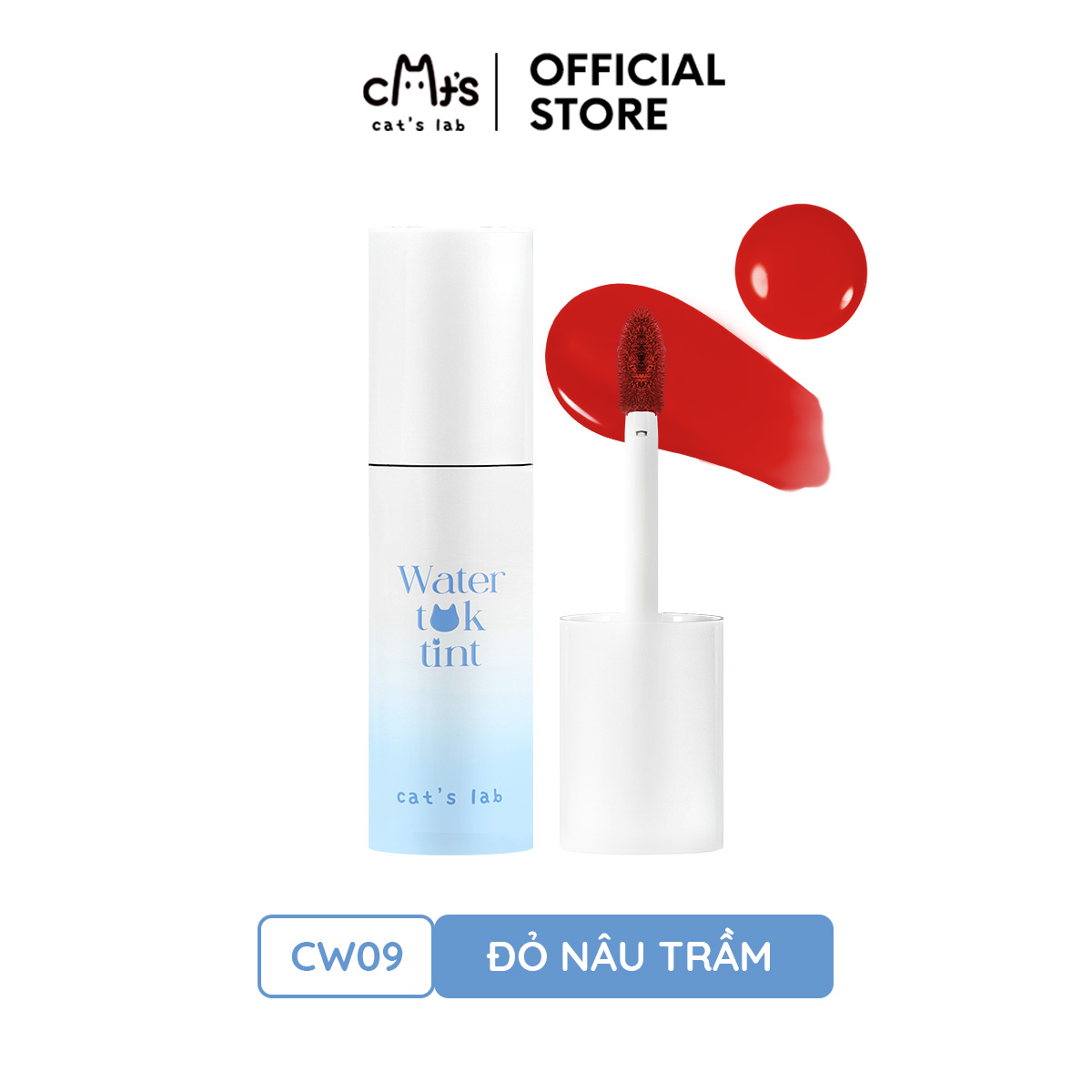 Son tint Cat's Lab Water Tok Tint căng bóng, mọng môi và lâu trôi 2.5g