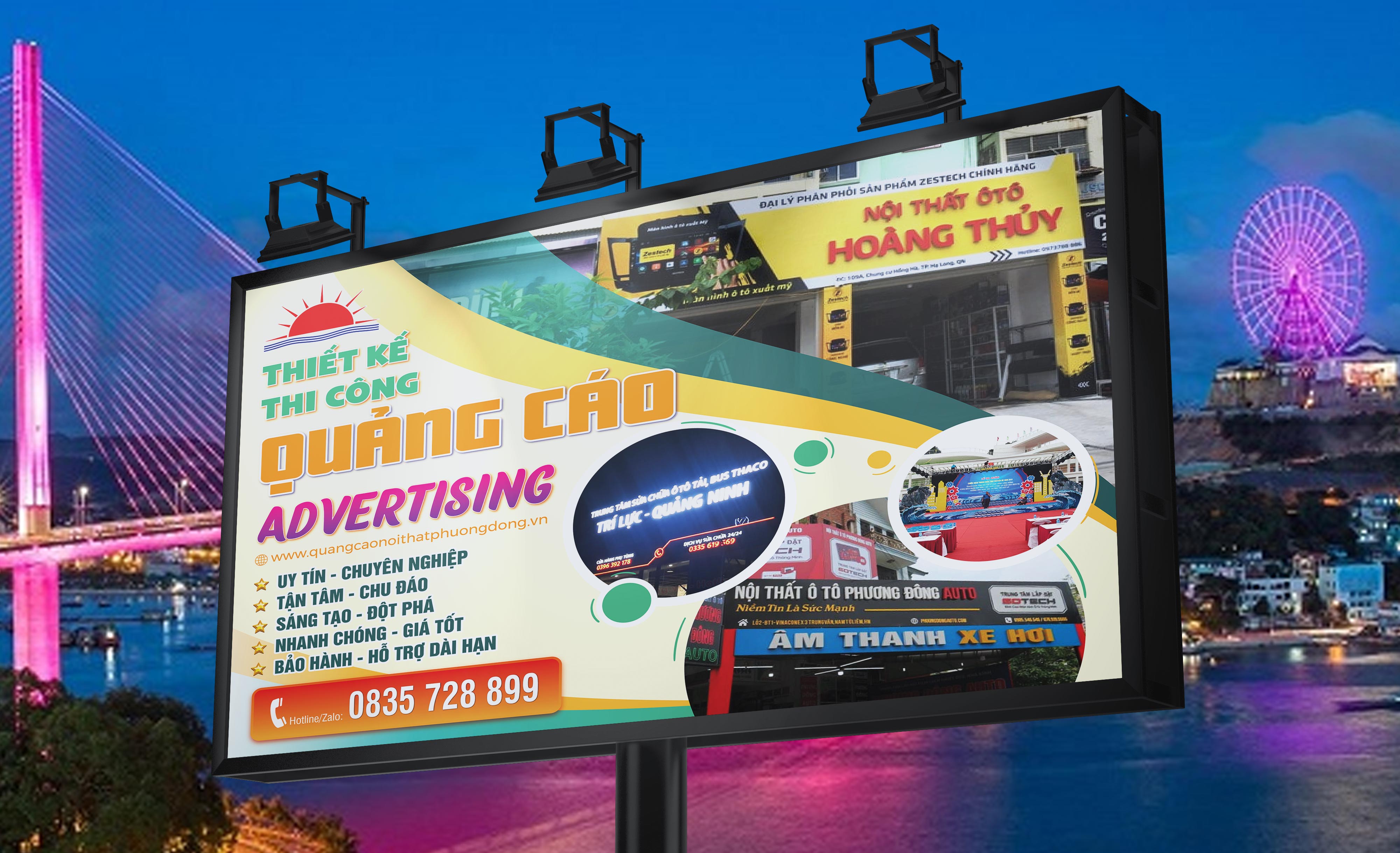 Quảng cáo và nội thất Phương Đông Hạ Long