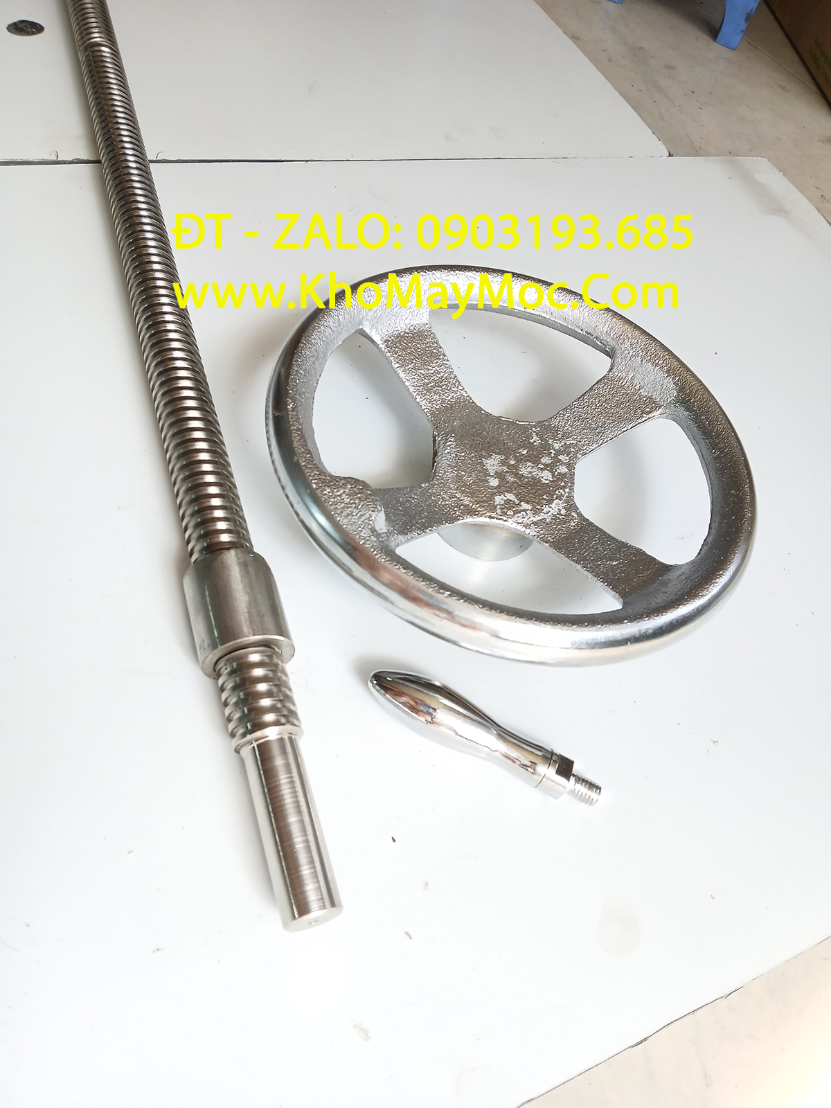 Trục vít me răng vuông sắt, inox