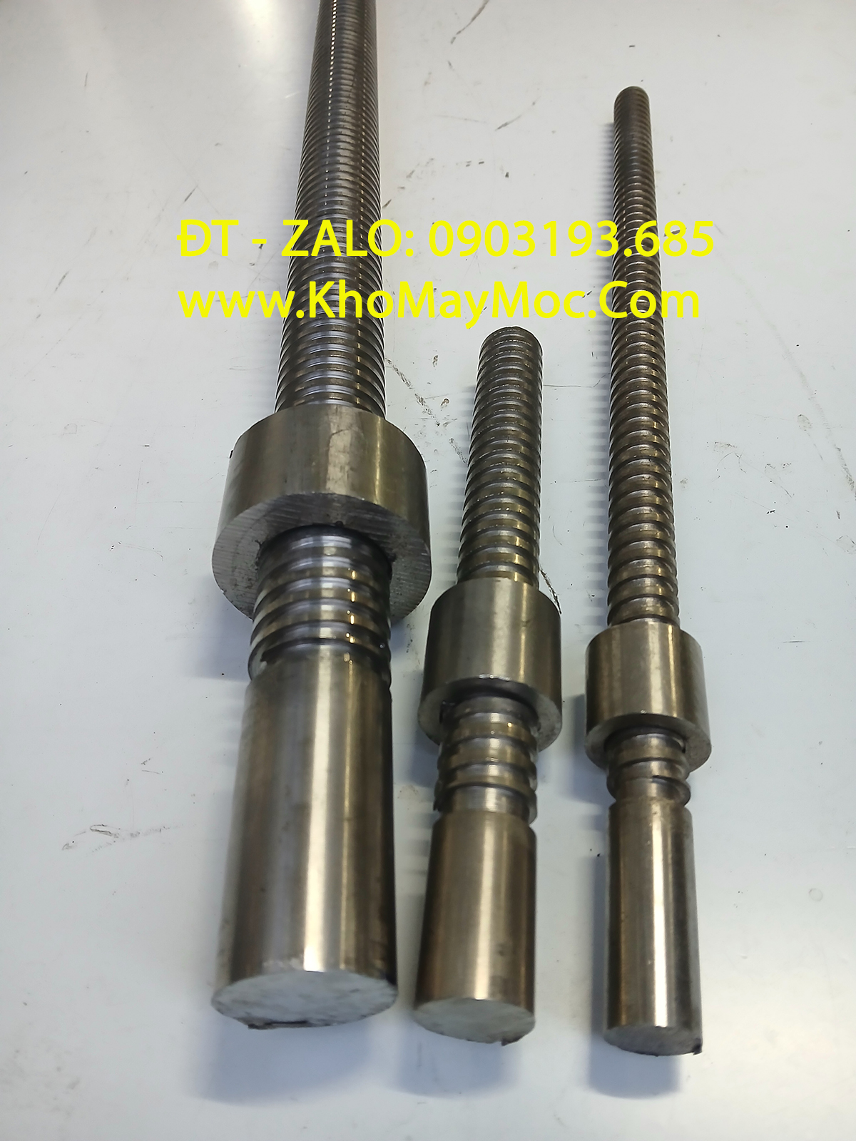 Trục vít me răng vuông sắt, inox