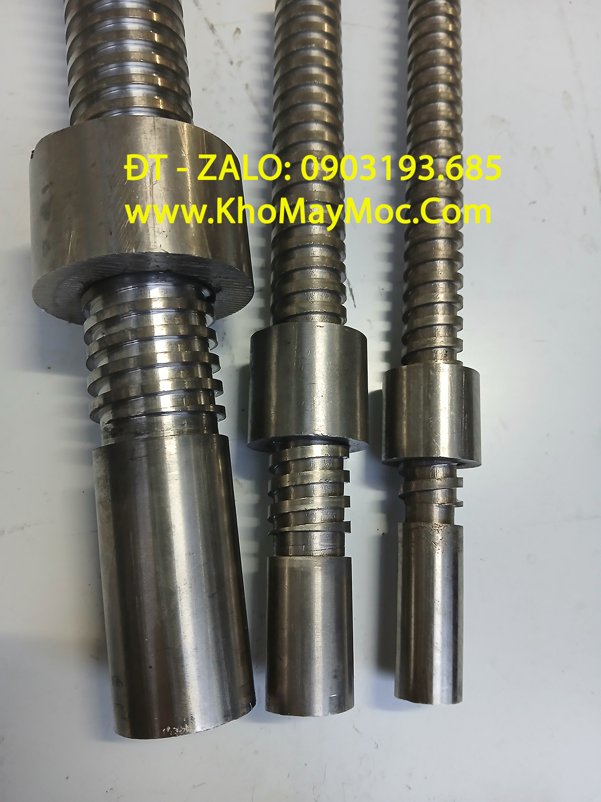 Trục vít me răng vuông sắt, inox